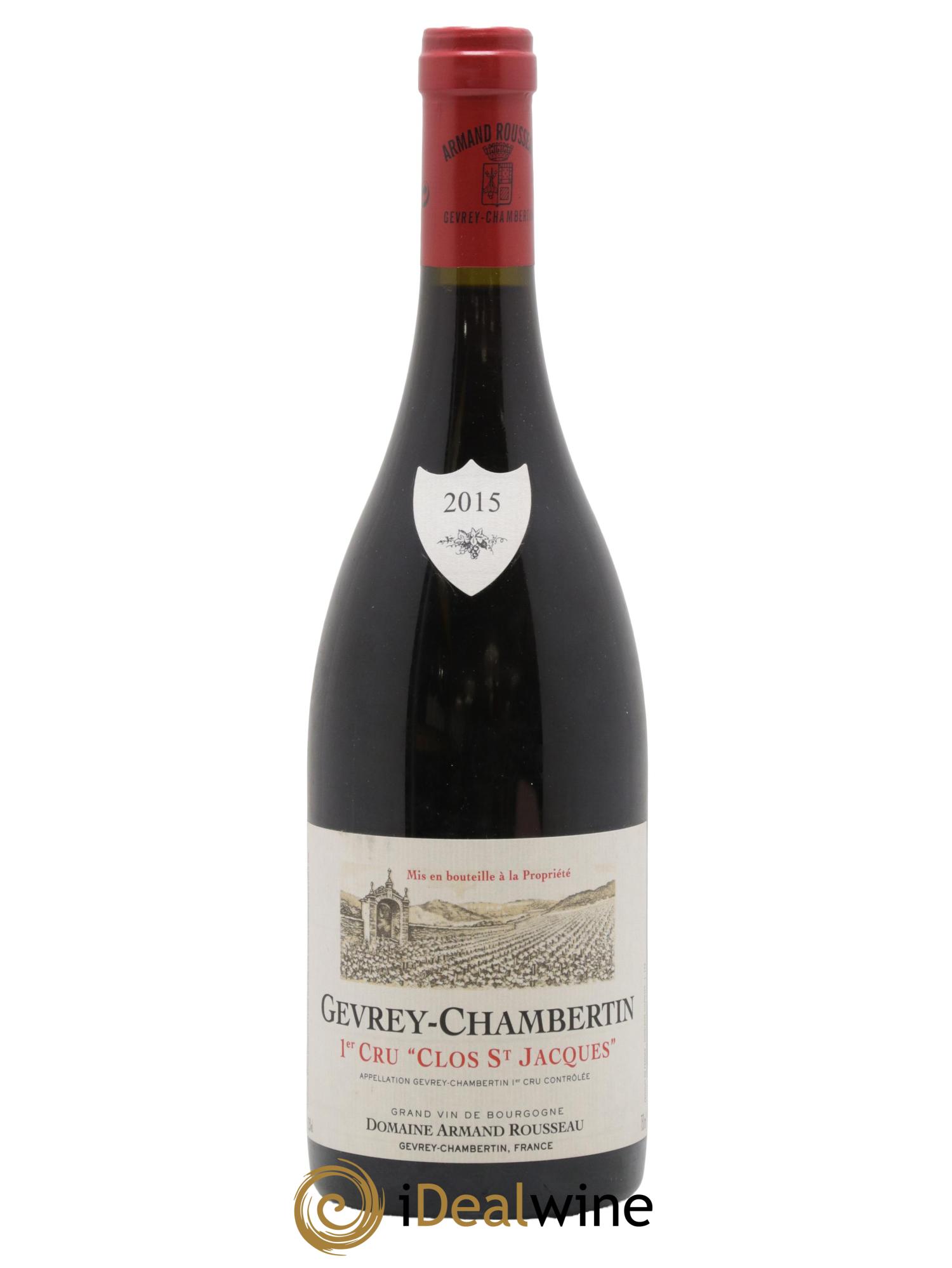 Gevrey-Chambertin 1er Cru Clos Saint-Jacques Armand Rousseau (Domaine) 2015 - Lot de 1 bouteille - 0