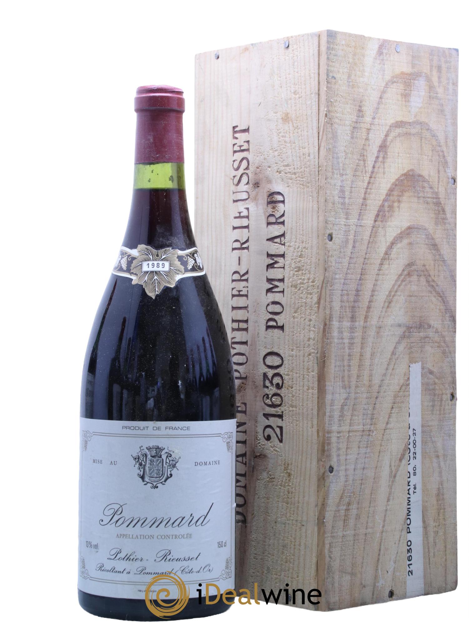 Pommard Domaine Pothier Rieusset 1989 - Posten von 1 Magnum - 0