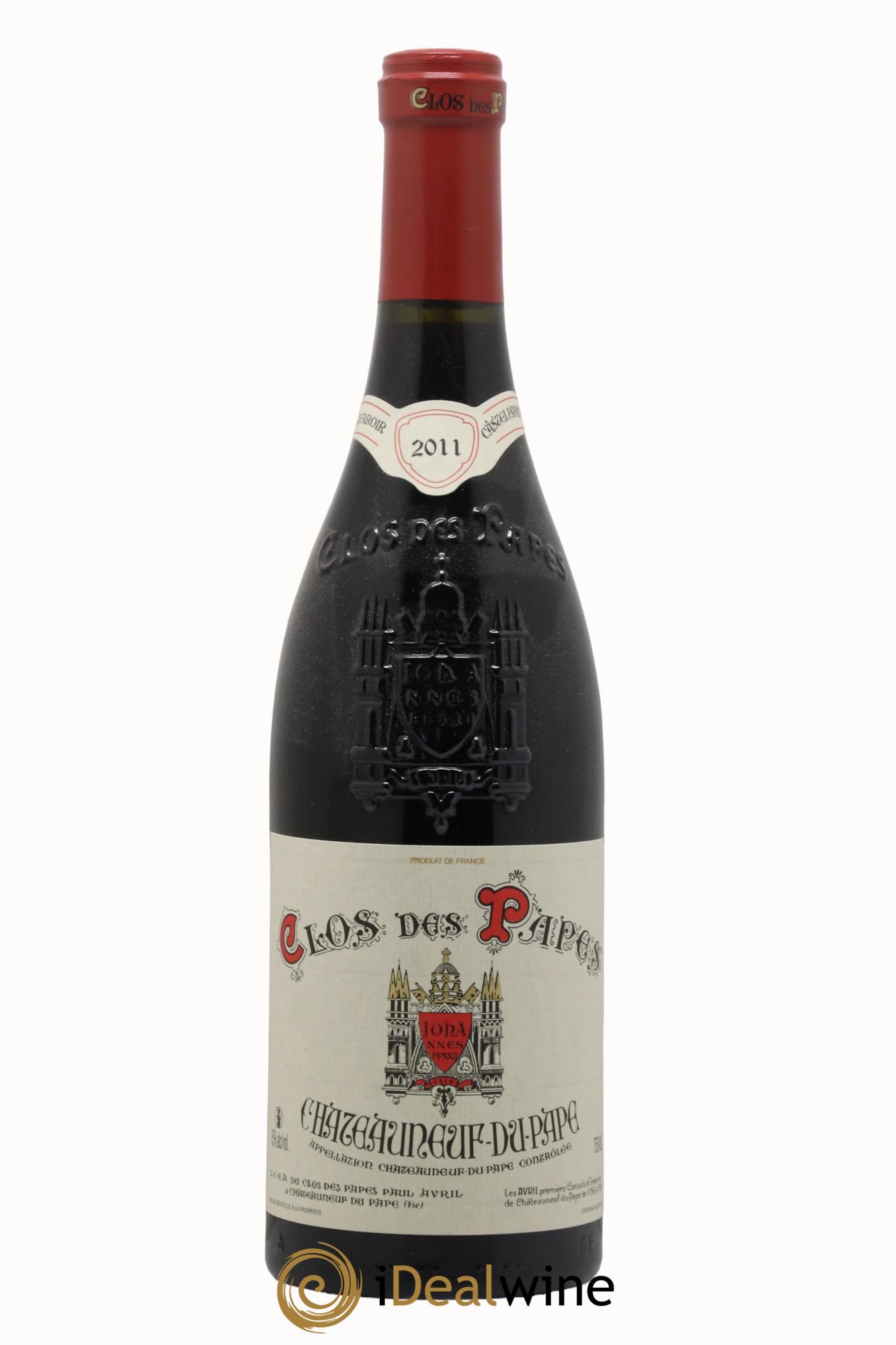 Châteauneuf-du-Pape Clos des Papes - Paul Avril 2011 - Lot de 1 bouteille - 0