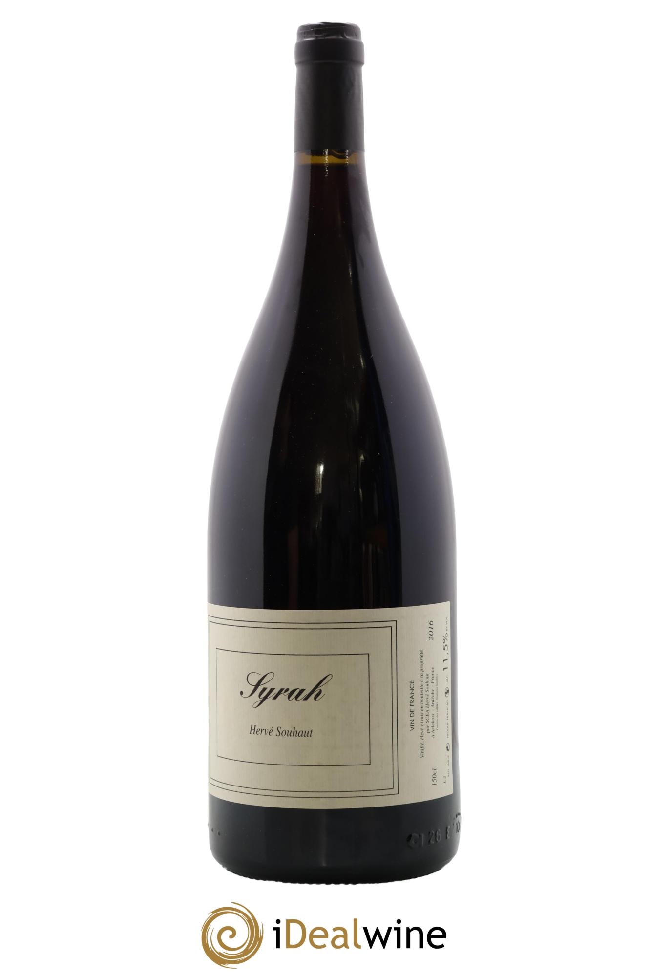 Vin de France Syrah Hervé Souhaut - Domaine Romaneaux-Destezet 2016 - Lot de 1 magnum - 0