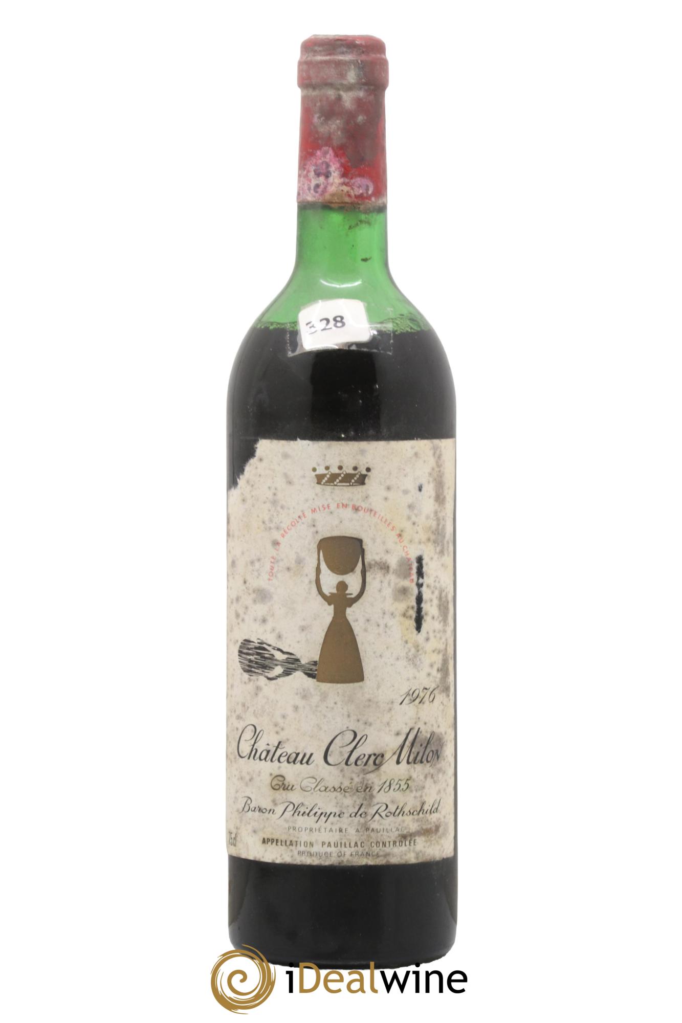 Château Clerc Milon 5ème Grand Cru Classé 1976 - Lot of 1 bottle - 0