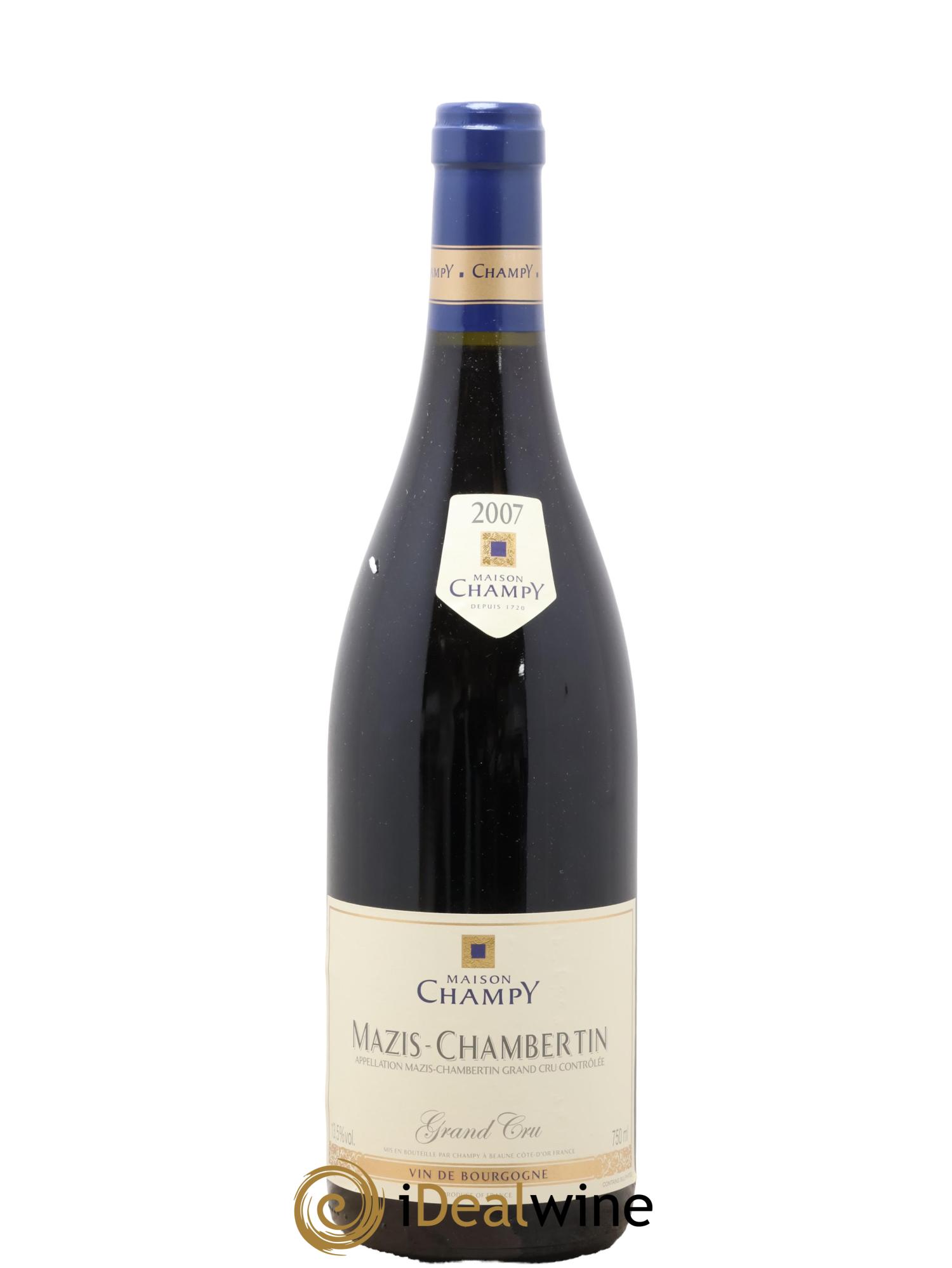 Mazis-Chambertin Grand Cru Champy 2007 - Lot de 1 bouteille - 0