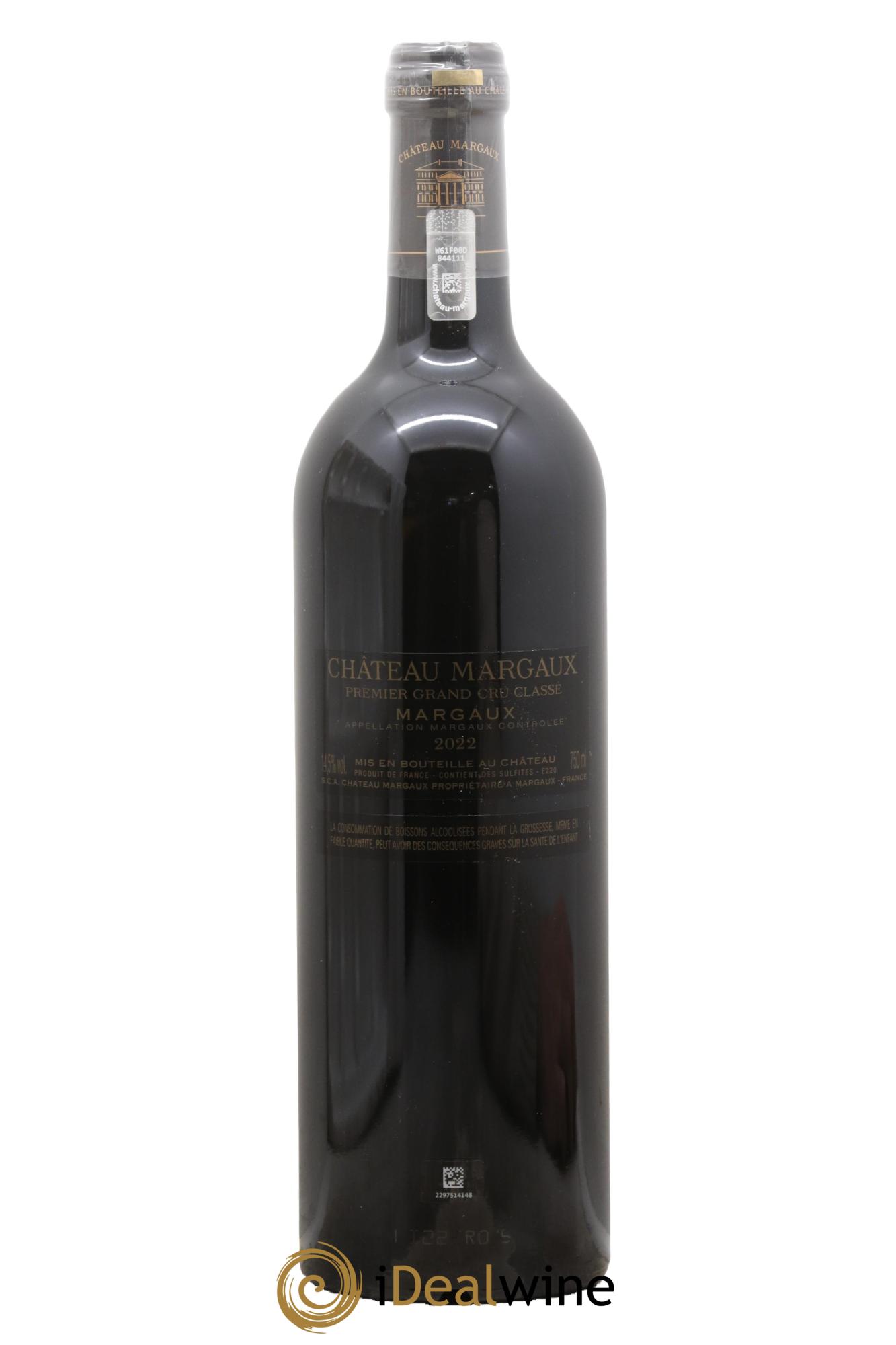 Château Margaux 1er Grand Cru Classé 2022 - Posten von 1 Flasche - 1