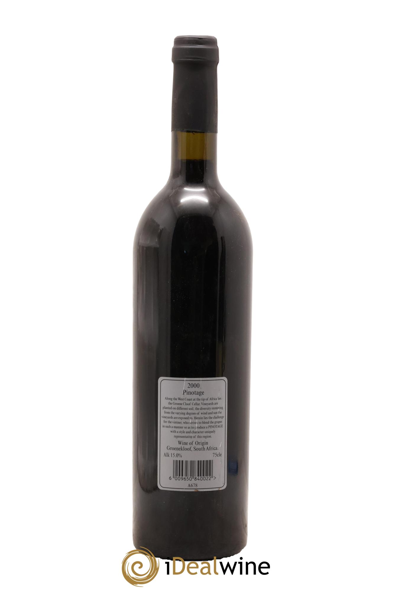 Afrique du Sud Pinotage Cloof 2000 - Lot of 1 bottle - 1