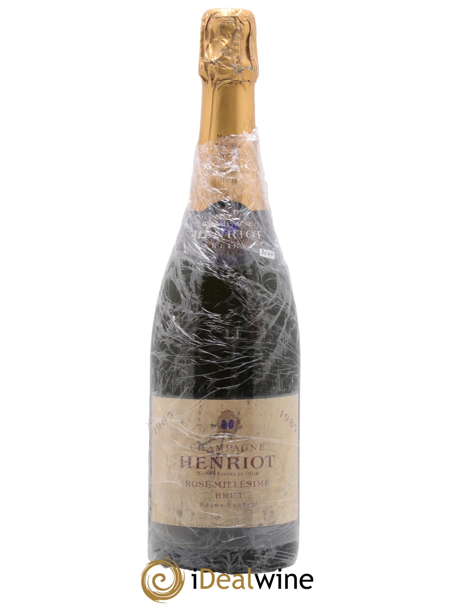 Rosé Brut Henriot 1985 - Lot de 1 bouteille - 0