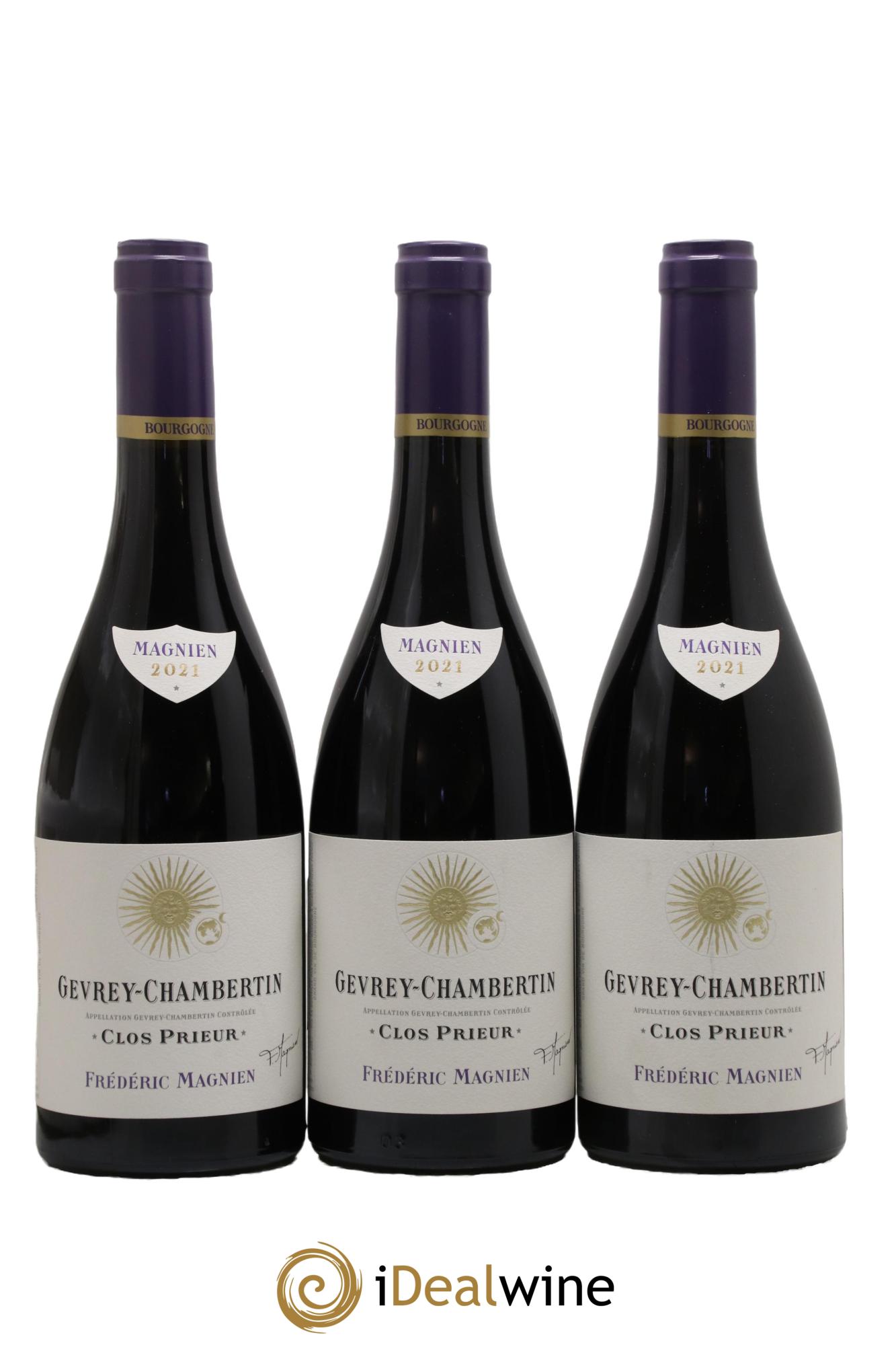 Gevrey-Chambertin Clos Prieur Frederic Magnien 2021 - Lot de 3 bouteilles - 0