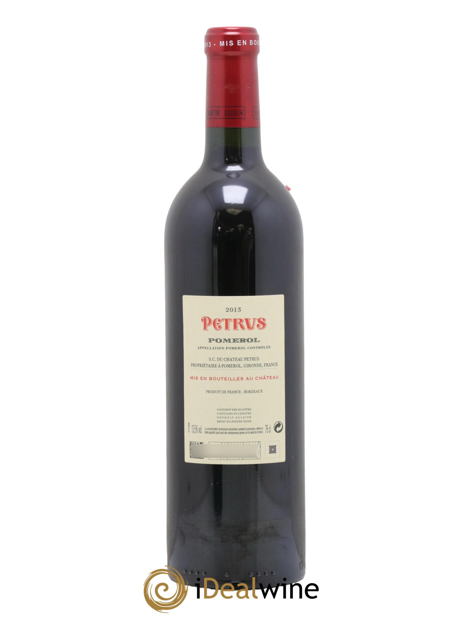 Petrus 2013 - Lot de 1 bouteille - 1