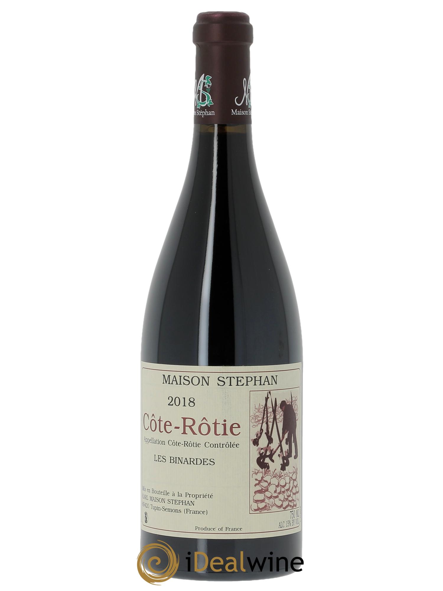 Côte-Rôtie Les Binardes Jean-Michel Stephan 2018 - Lot of 1 bottle - 0