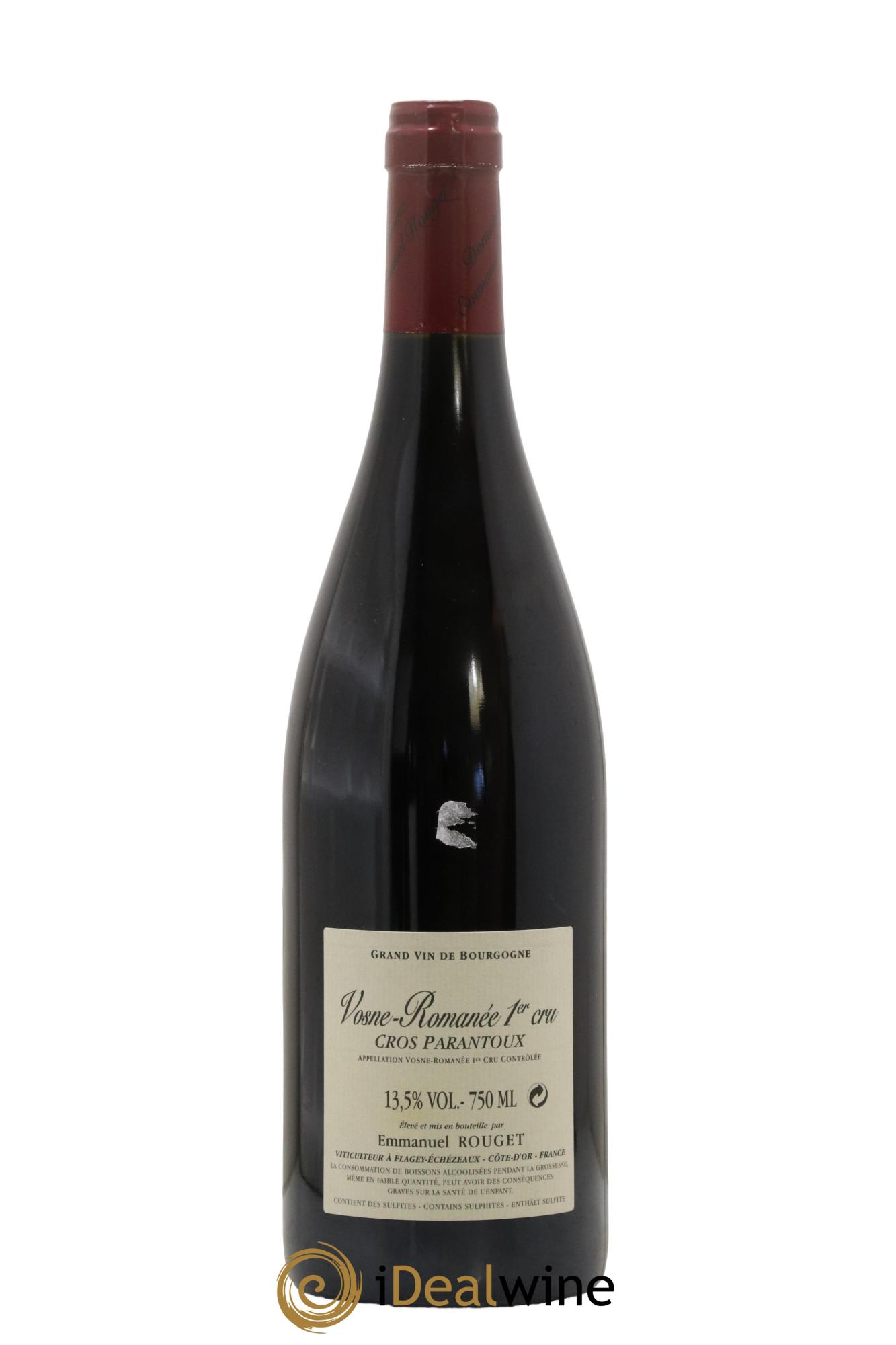 Vosne-Romanée 1er Cru Cros Parantoux Emmanuel Rouget 2014 - Lot of 1 bottle - 1