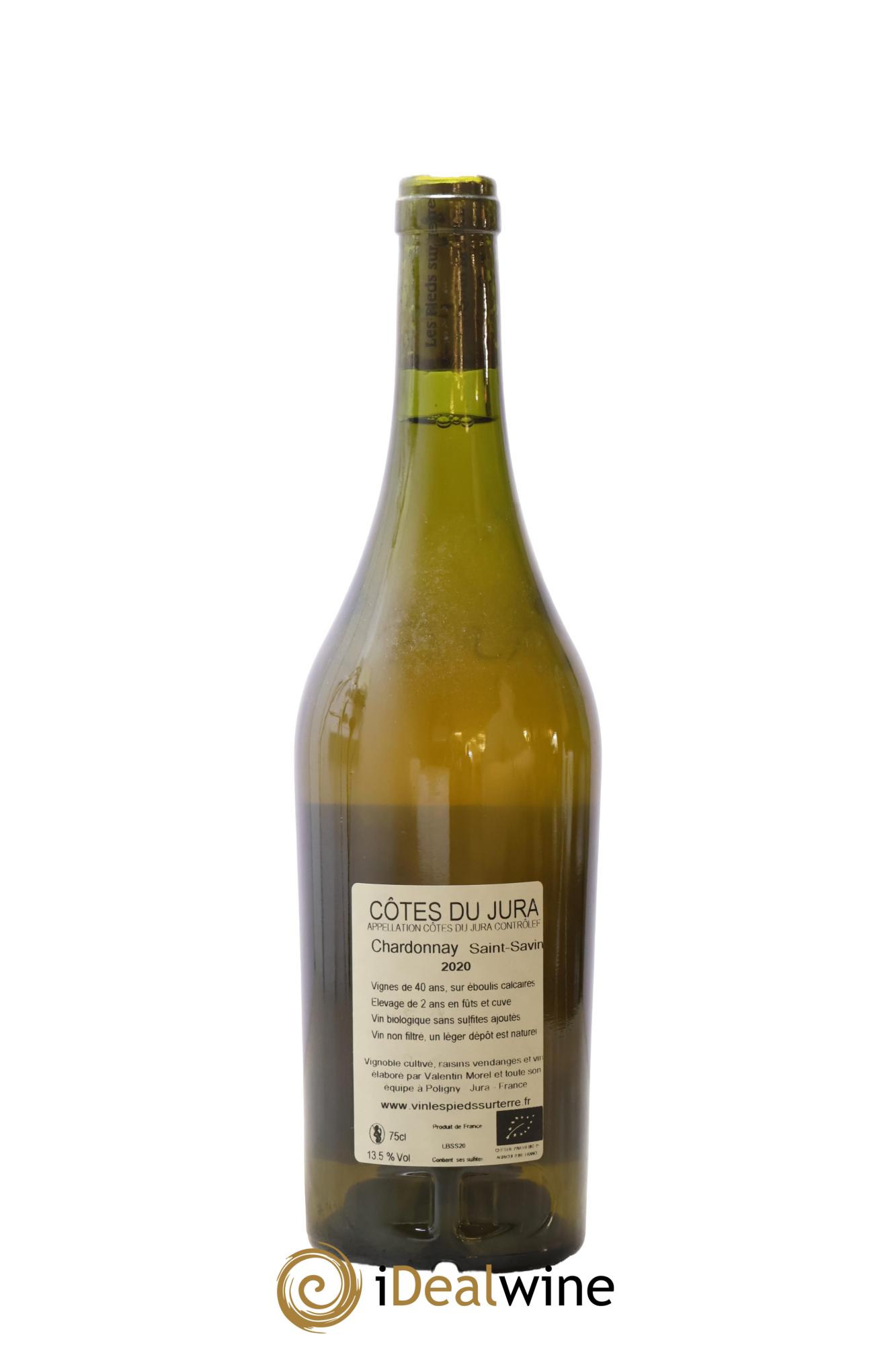 Côtes du Jura Chardonnay Saint-Savin Valentin Morel 2020 - Lot de 1 bouteille - 1