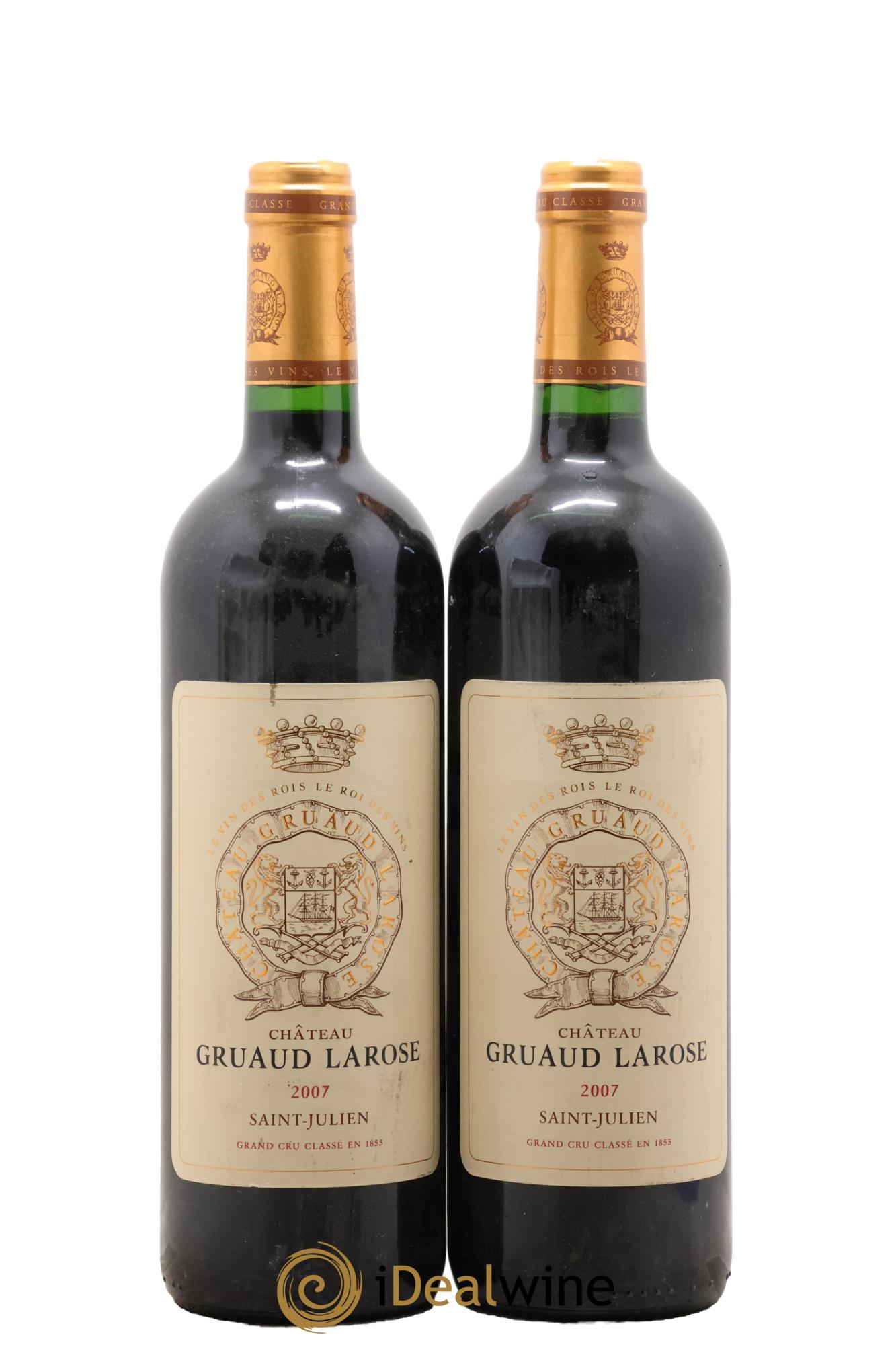 Château Gruaud Larose 2ème Grand Cru Classé 2007 - Lotto di 2 bottiglie - 0