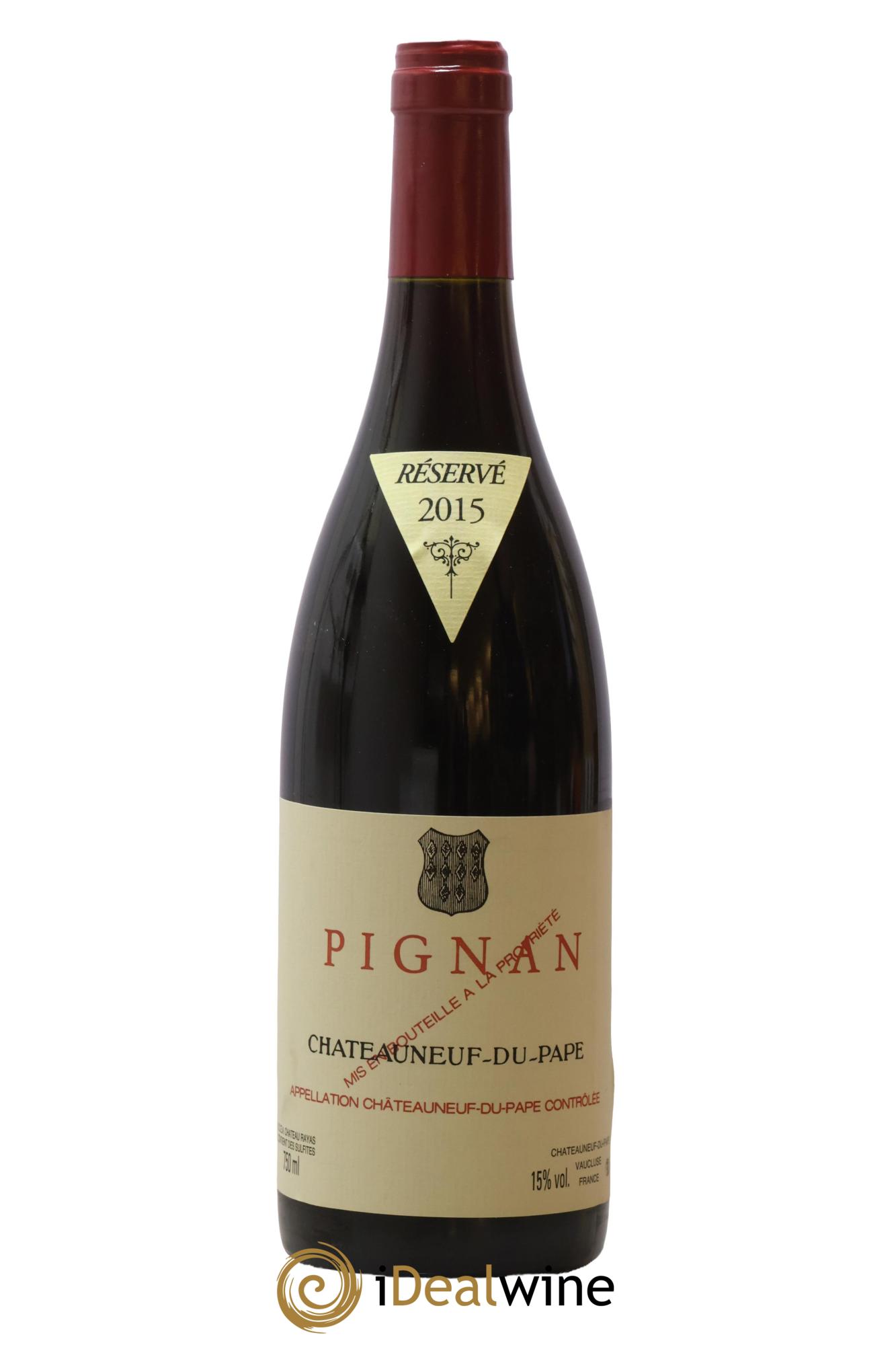Châteauneuf-du-Pape Pignan Emmanuel Reynaud 2015 - Lot of 1 bottle - 0