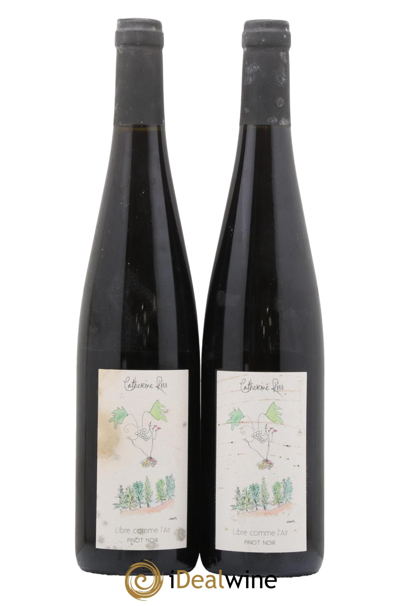 Alsace Pinot Noit Libre Comme L'Air Catherine Riss 2019 - Posten von 2 Flaschen - 0