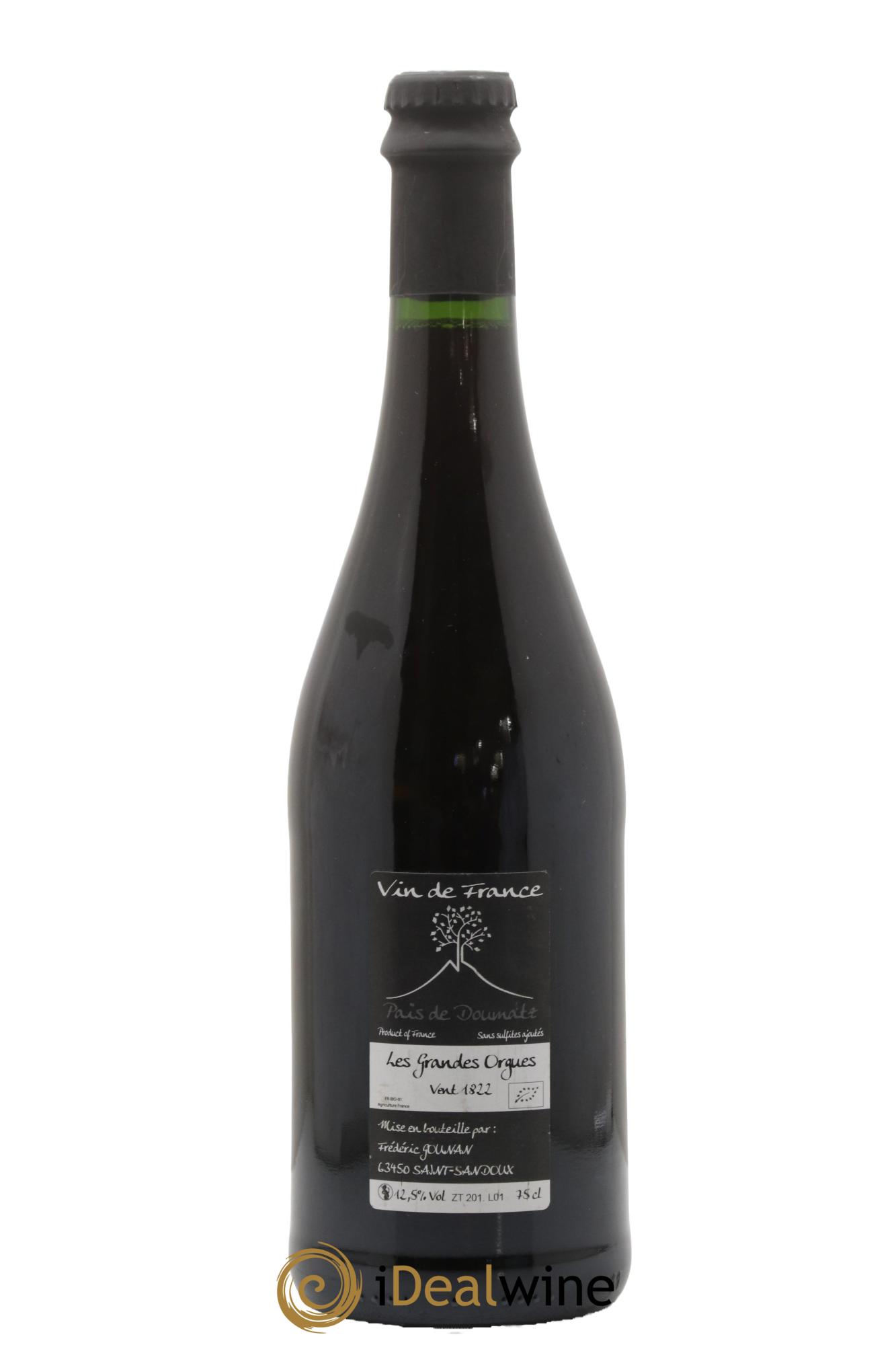 Vin de France Les Grandes Orgues Vignoble de l'Arbre Blanc 2018 - Lotto di 1 bottiglia - 1