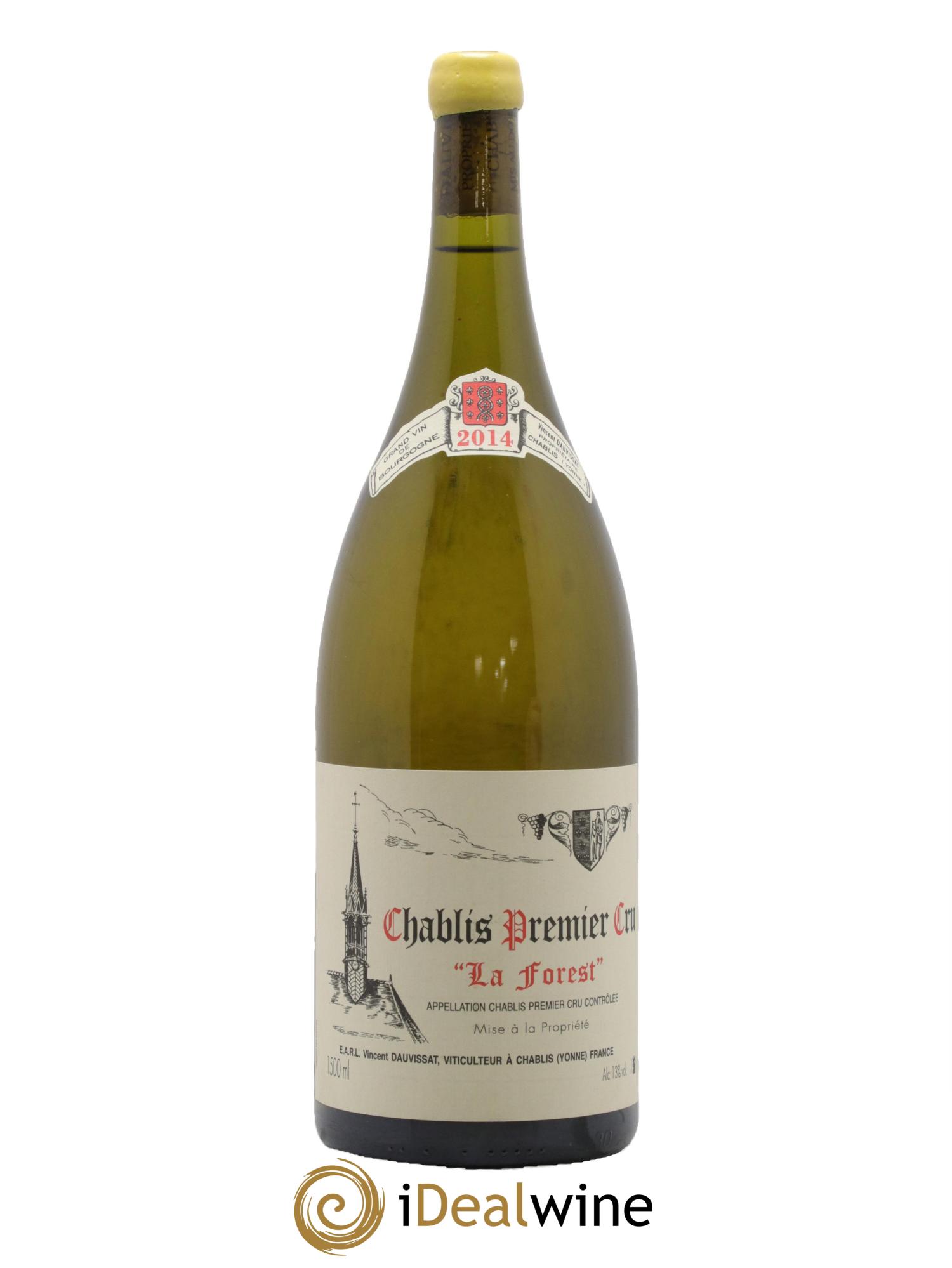 Chablis 1er Cru La Forest Vincent Dauvissat (Domaine) 2014 - Lot de 1 magnum - 0