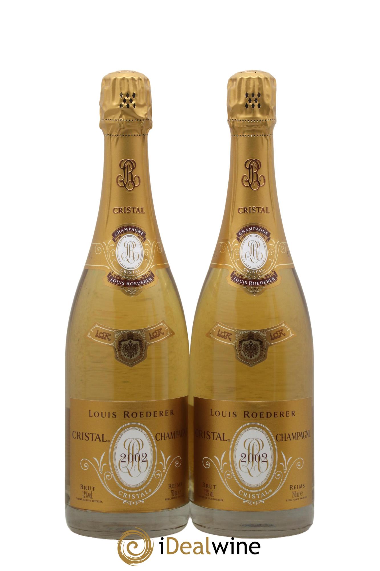 Cristal Louis Roederer  2002 - Posten von 2 Flaschen - 0