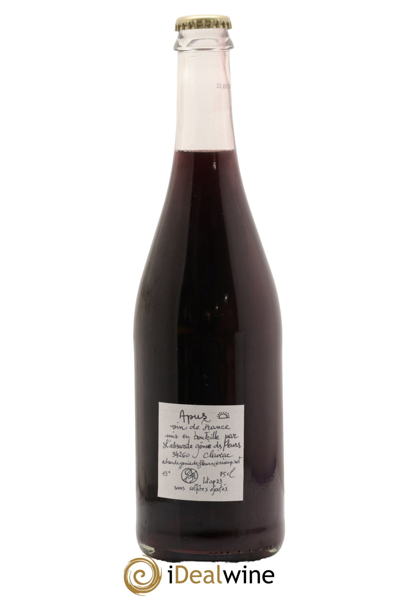 Vin de France Apnus L'absurde génie des Fleurs 2023 - Lot de 1 bouteille - 1