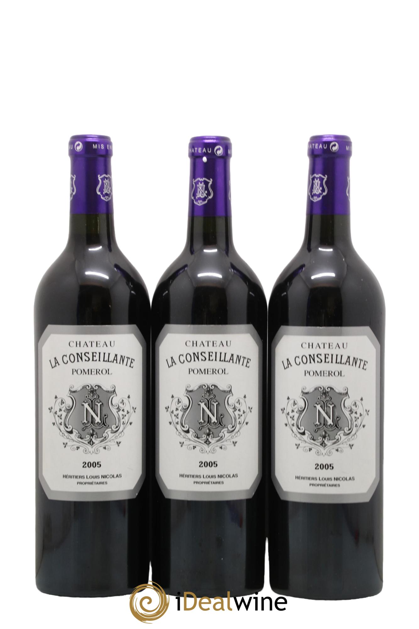 Château la Conseillante 2005 - Lot de 3 bouteilles - 0