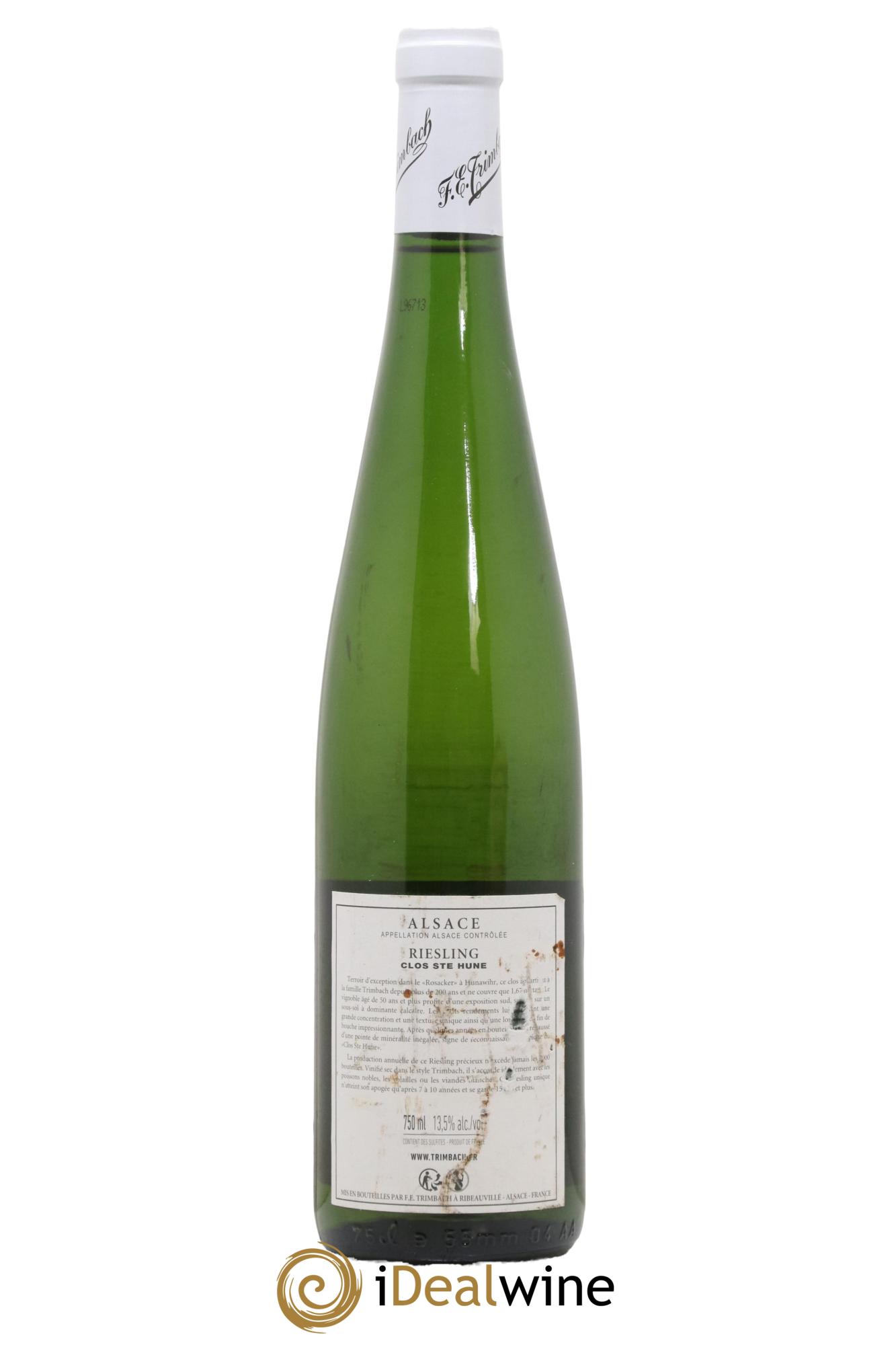 Alsace Riesling Clos Sainte-Hune Trimbach (Domaine)  2017 - Lot of 1 bottle - 1