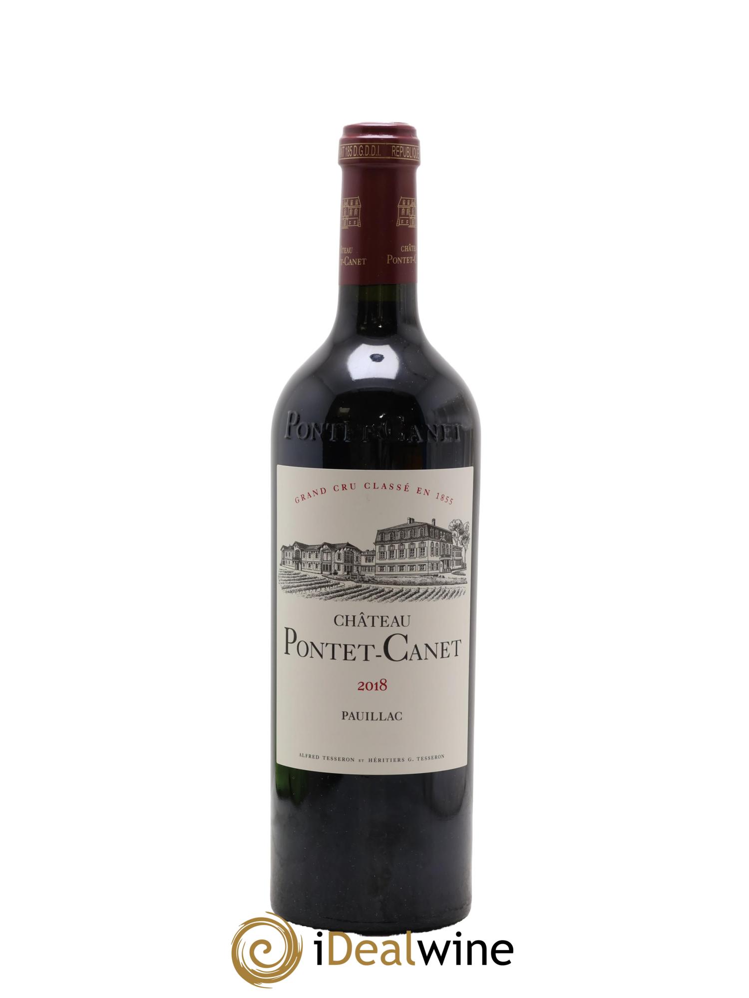 Château Pontet Canet 5ème Grand Cru Classé 2018 - Posten von 1 Flasche - 0