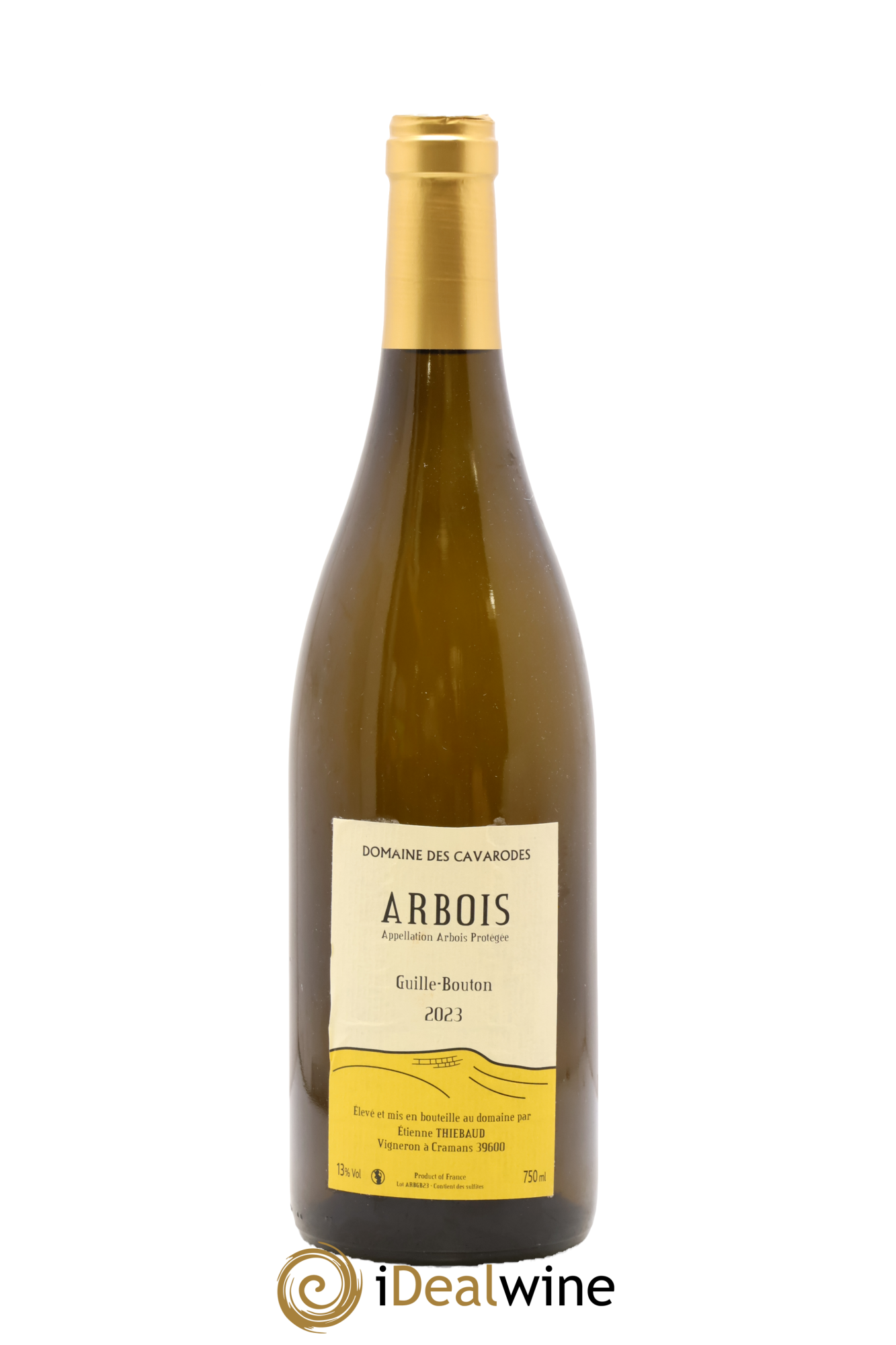Arbois Guille-Bouton Cavarodes (Domaine des) - Etienne Thiébaud 2023 - Lot de 1 bouteille - 0