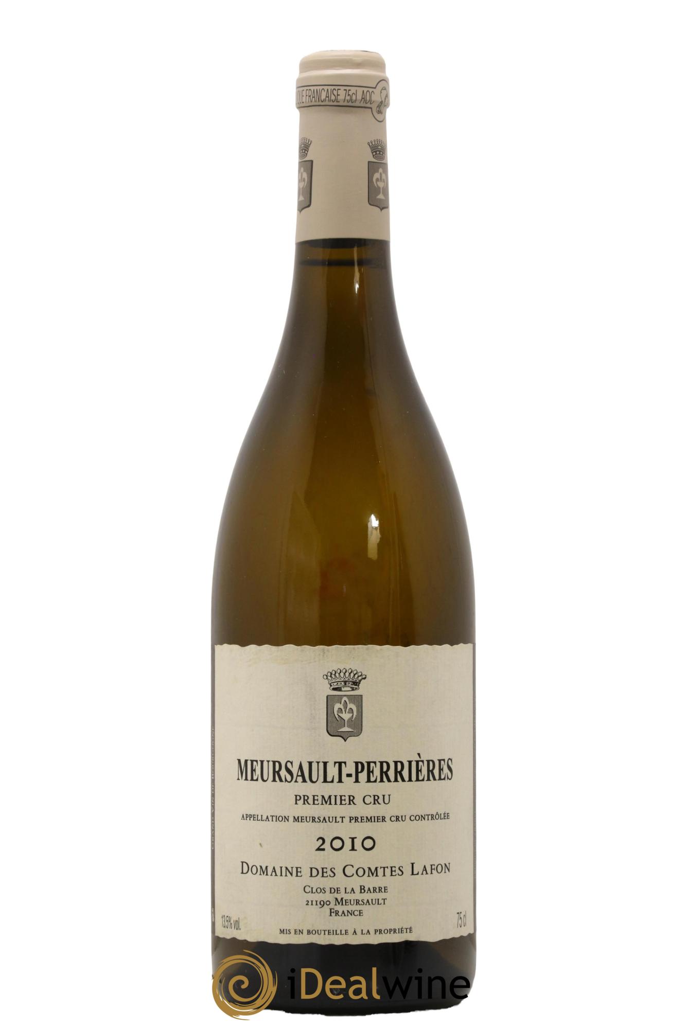 Meursault 1er Cru Perrières Comtes Lafon (Domaine des) 2010 - Lot of 1 bottle - 0