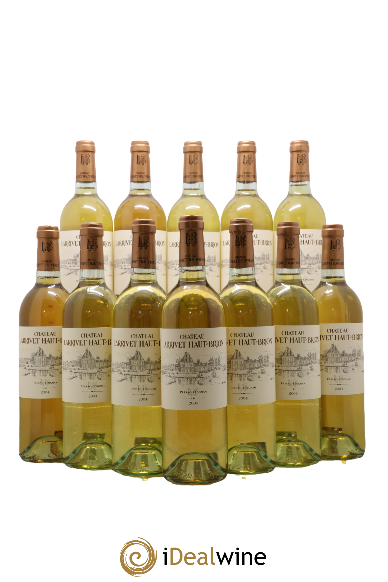 Château Larrivet Haut-Brion 2004 - Lotto di 12 bottiglie - 0