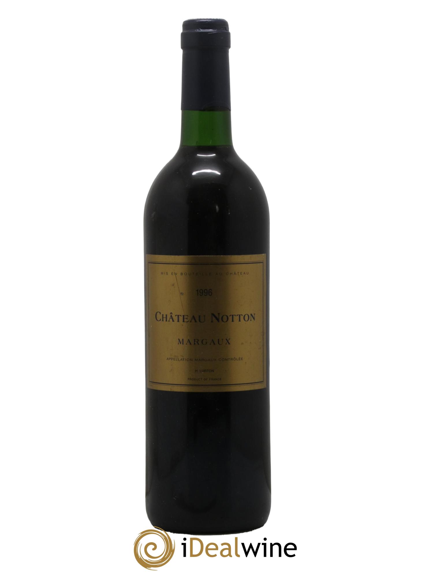 Château Notton 1996 - Lot de 1 bouteille - 0