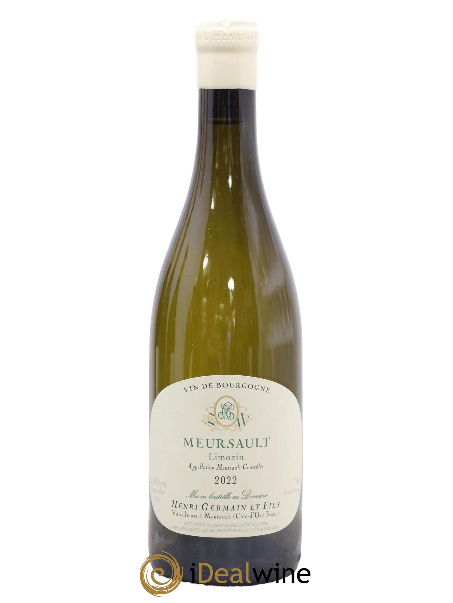 Meursault Limozin Henri Germain 2022 - Lot de 1 bouteille - 0