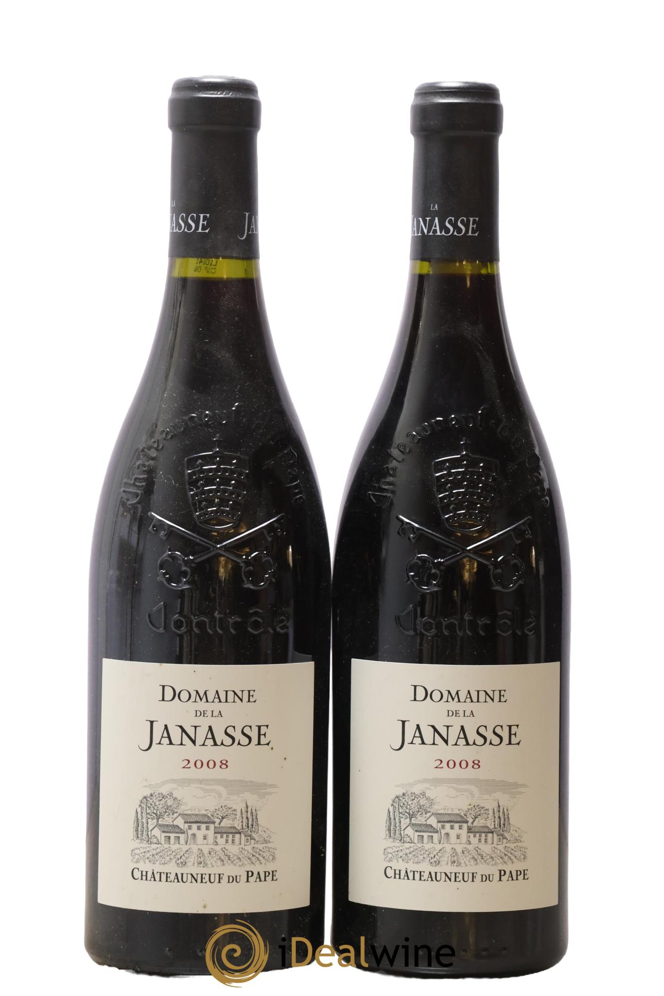 Châteauneuf-du-Pape La Janasse (Domaine de) 2008 - Lotto di 2 bottiglie - 0