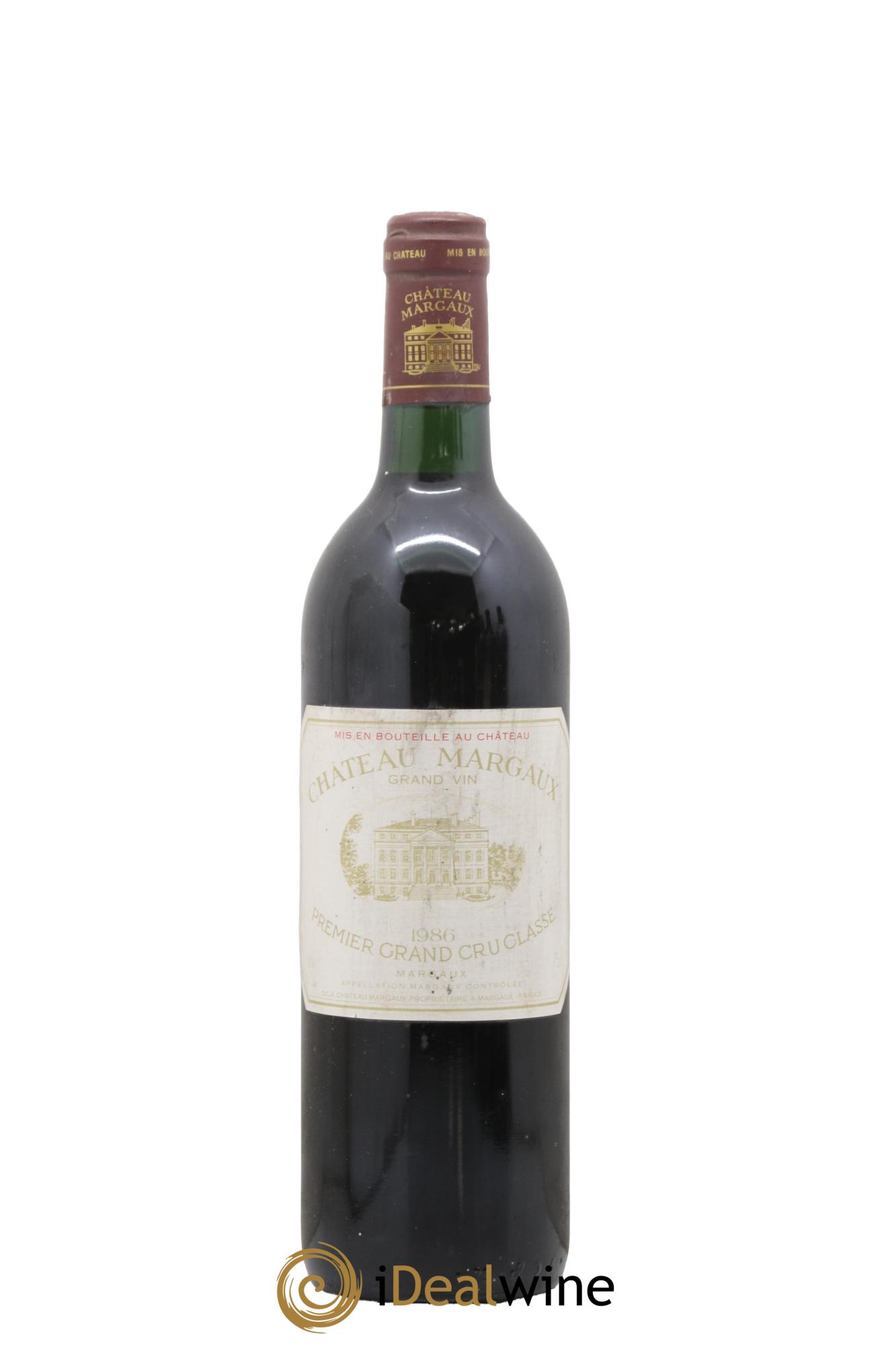 Château Margaux 1er Grand Cru Classé 1986 - Posten von 1 Flasche - 0