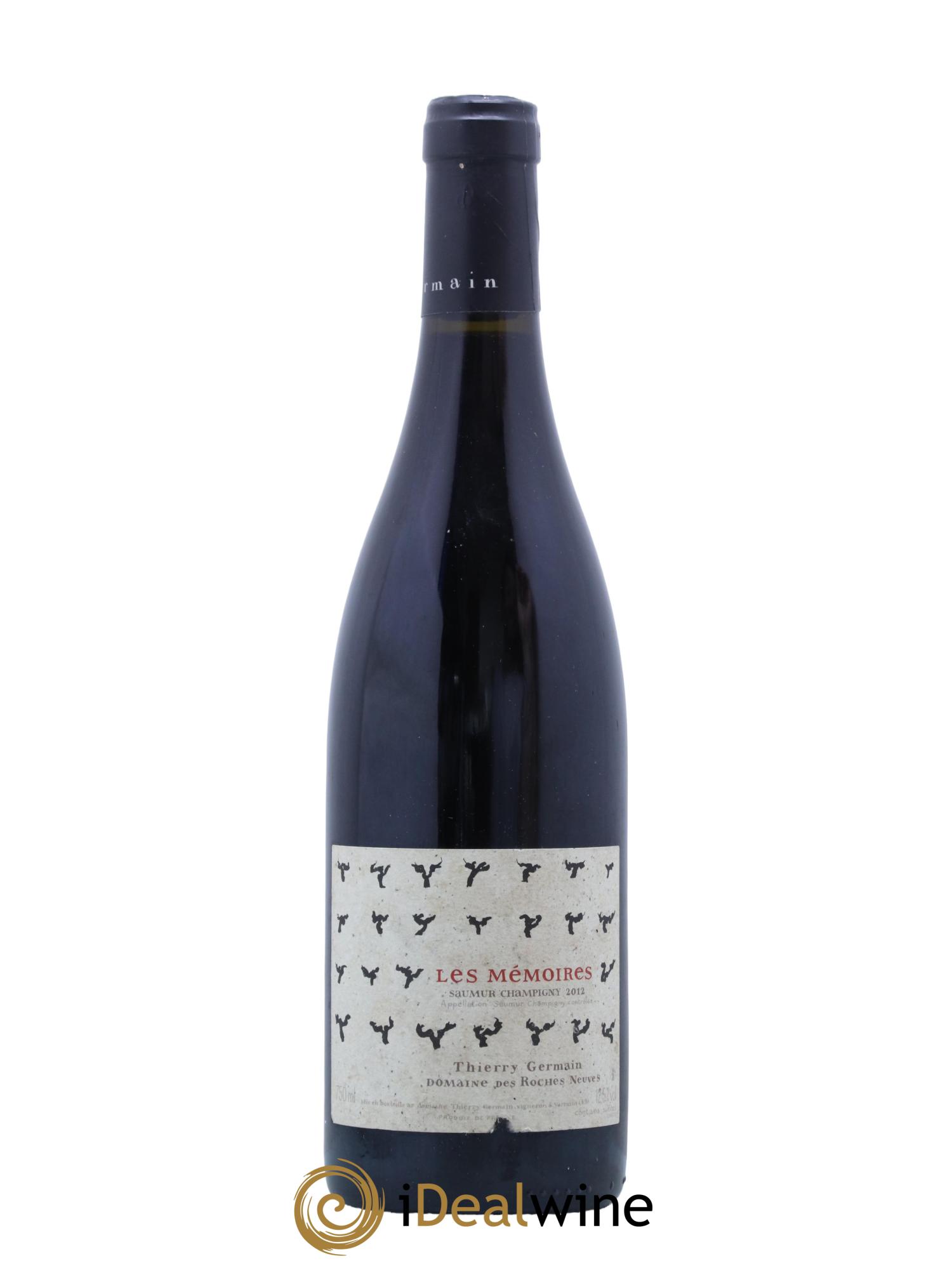Saumur-Champigny Les Mémoires Domaine des Roches Neuves - Thierry Germain 2012 - Lot de 1 bouteille - 0