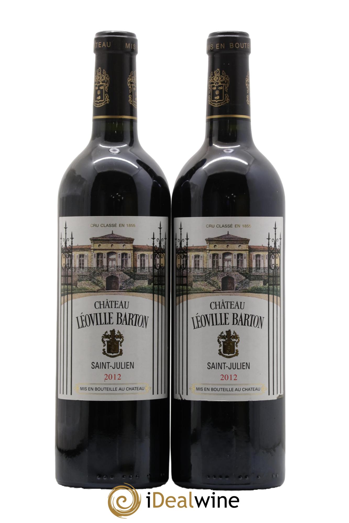 Château Léoville Barton 2ème Grand Cru Classé 2012 - Lot de 2 bouteilles - 0