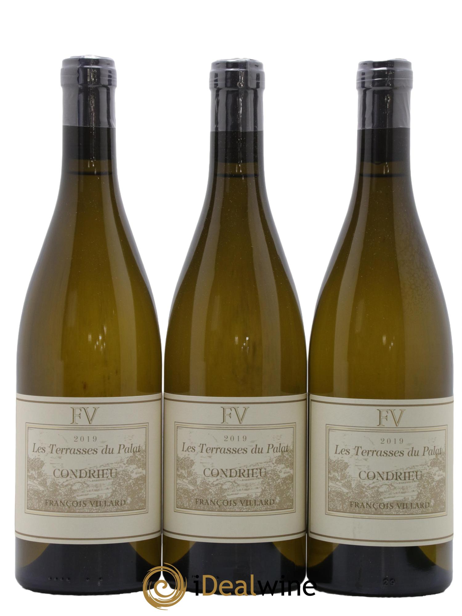 Condrieu Les Terrasses du Palat François Villard 2019 - Lot de 3 bouteilles - 0