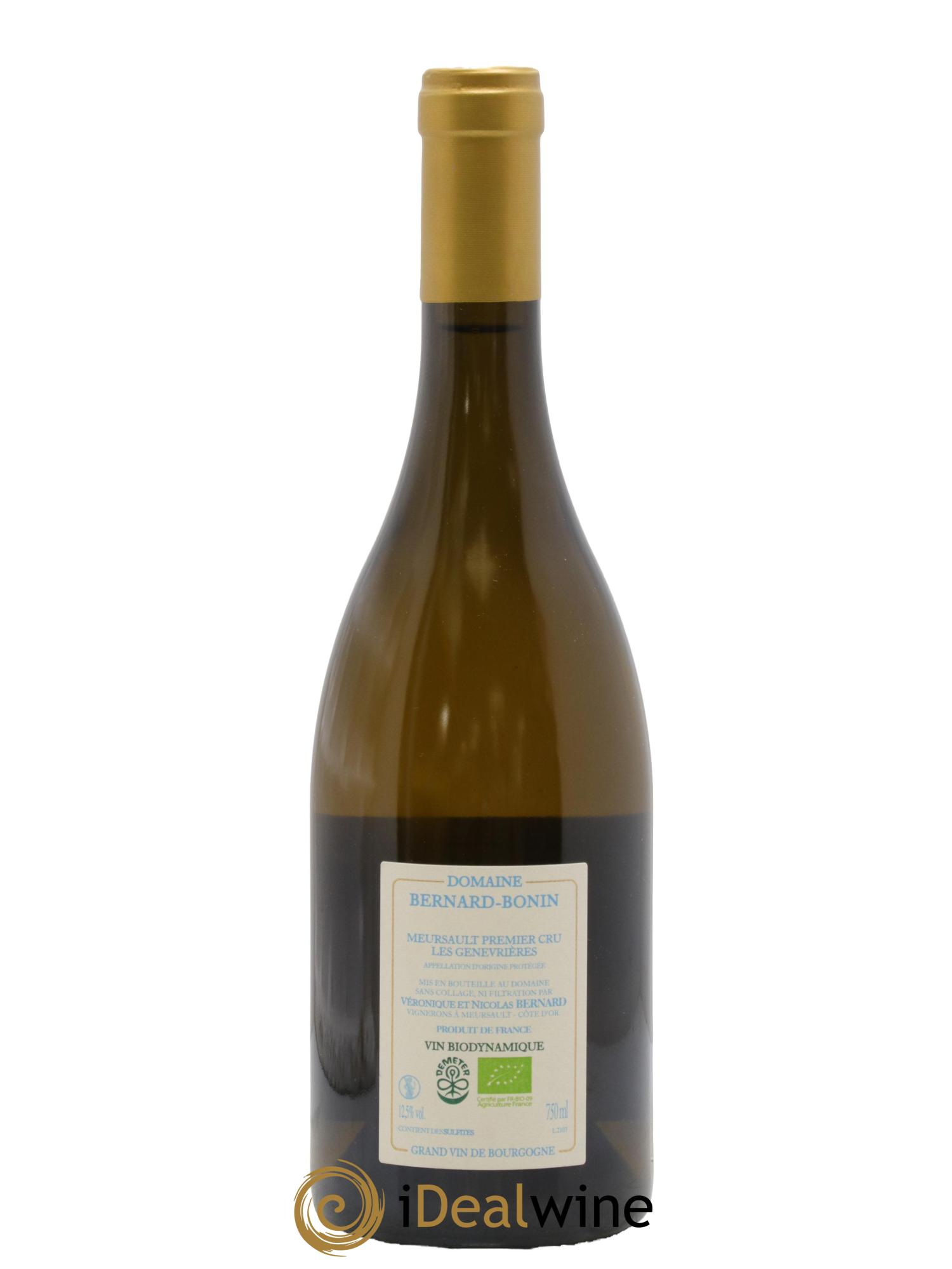 Meursault 1er Cru Les Genevrières Bernard Bonin 2021 - Lot de 1 bouteille - 1
