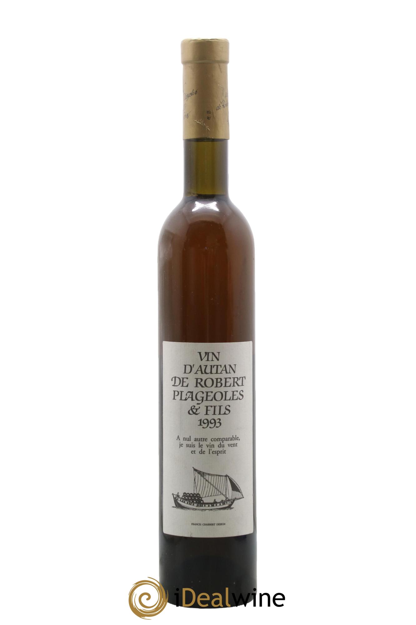 Gaillac Vin d'Autan Plageoles 1993 - Lot de 1 format 50cl - 0