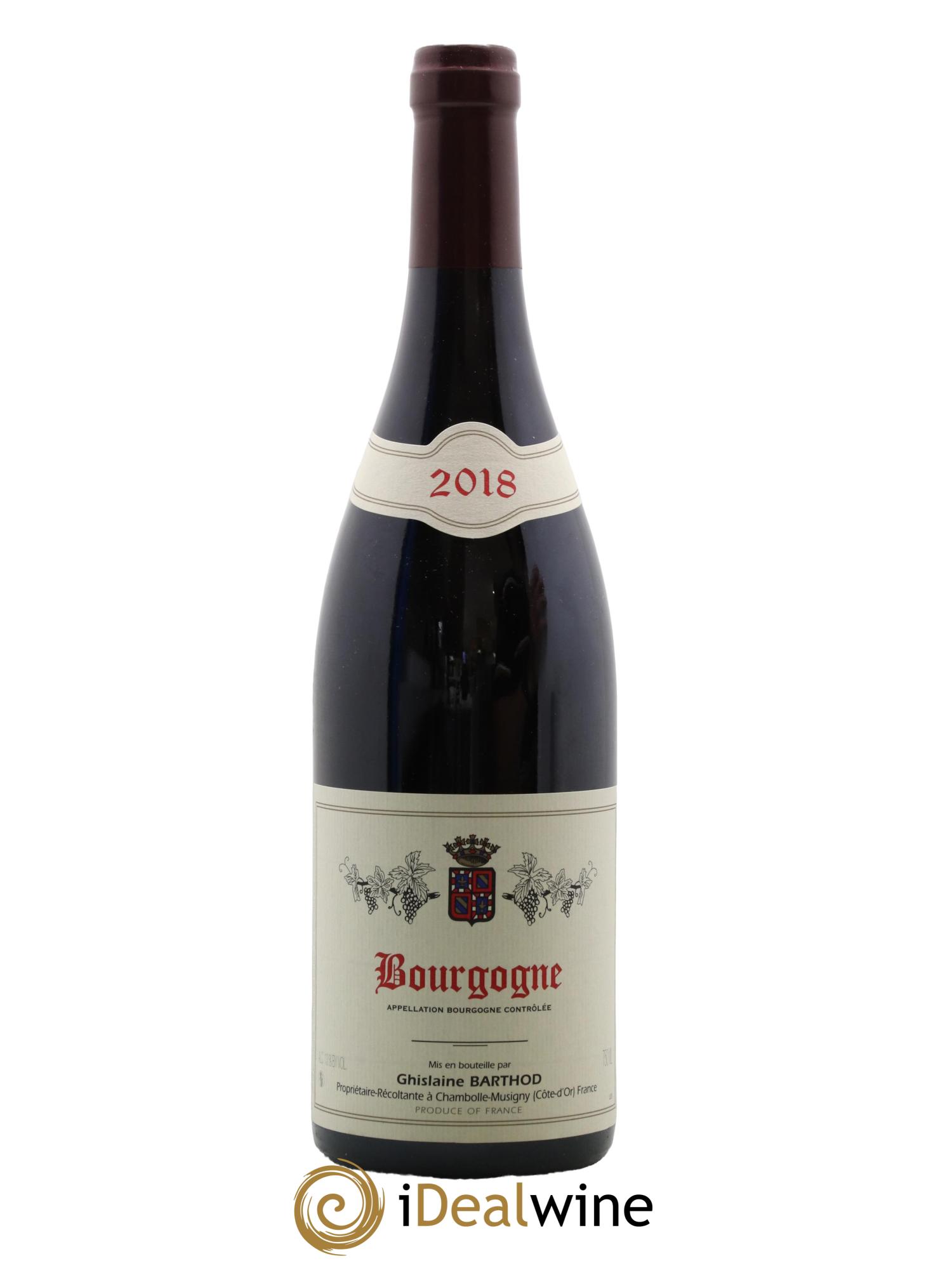 Bourgogne Ghislaine Barthod 2018 - Lot de 1 bouteille - 0