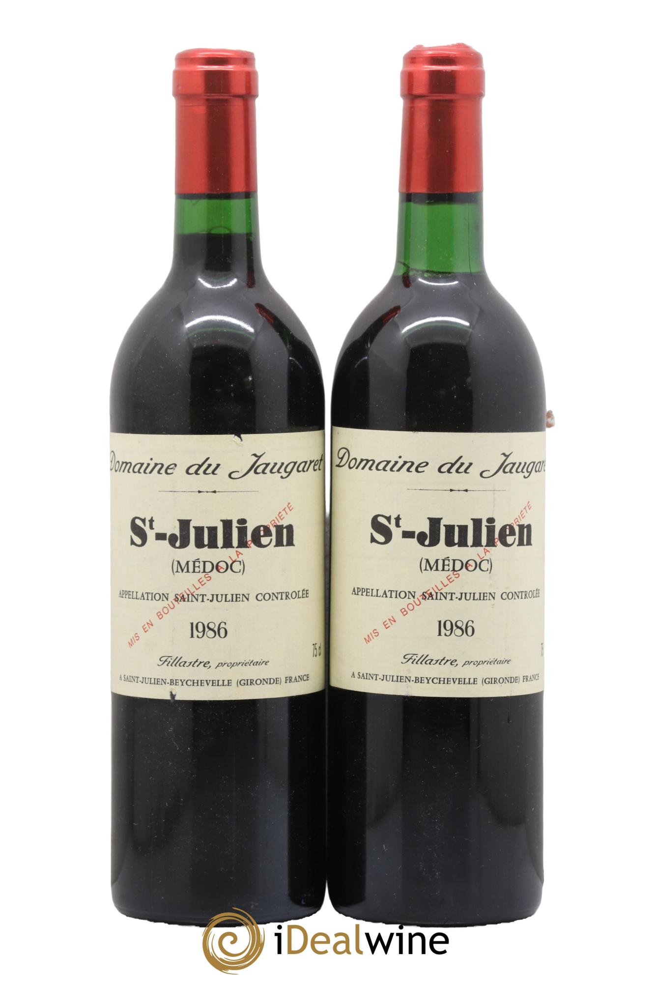 Domaine du Jaugaret 1986 - Lot de 2 bouteilles - 0