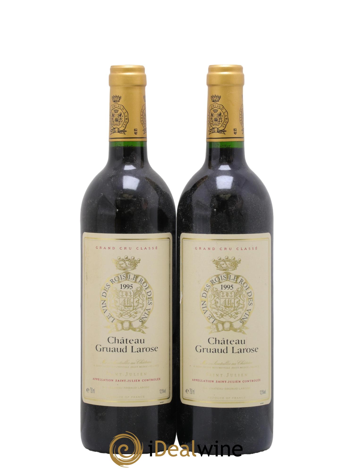 Château Gruaud Larose 2ème Grand Cru Classé 1995 - Lot of 2 bottles - 0