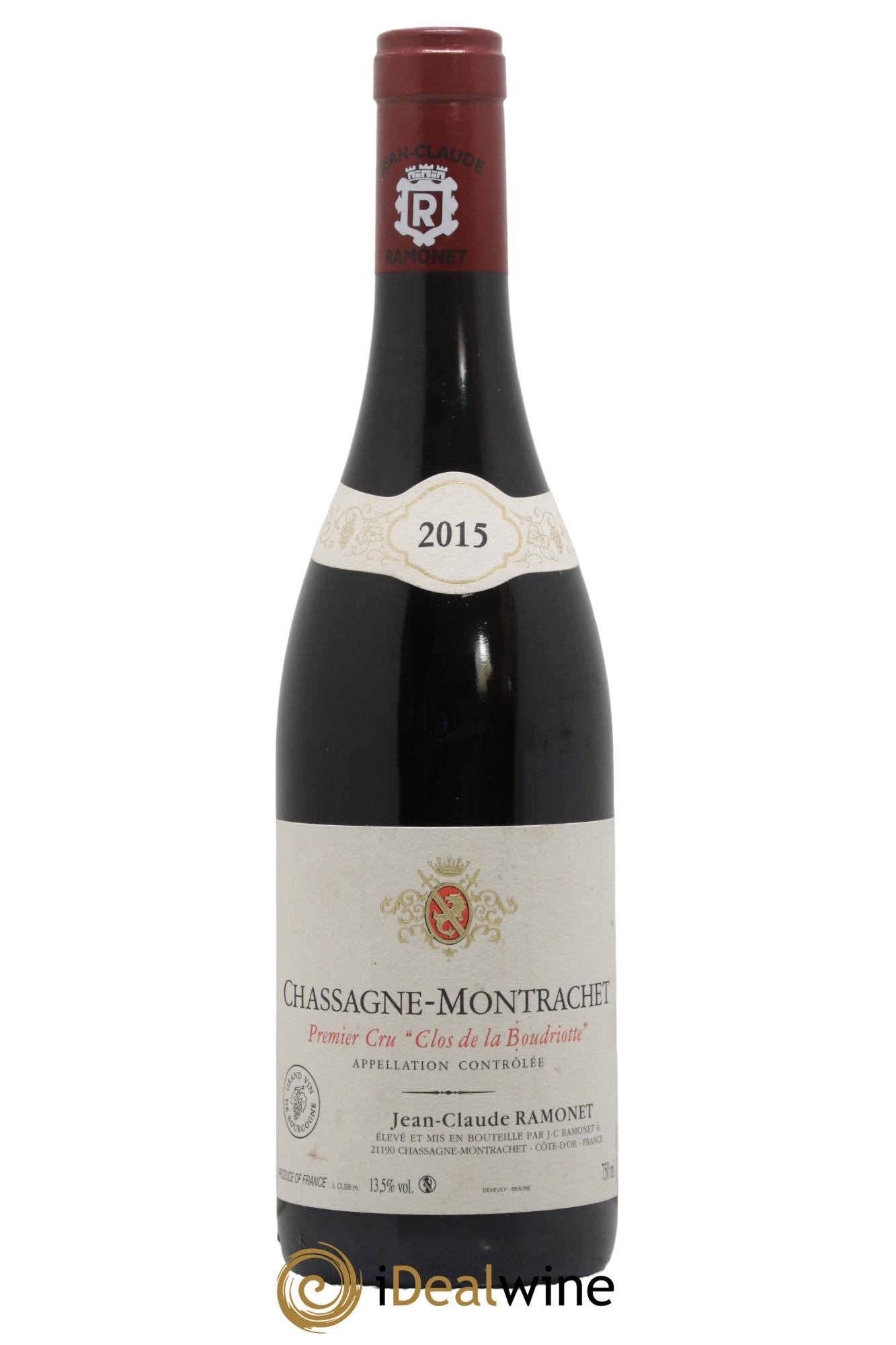 Chassagne-Montrachet 1er Cru Clos de la Boudriotte Ramonet (Domaine) 2015 - Lot de 1 bouteille - 0
