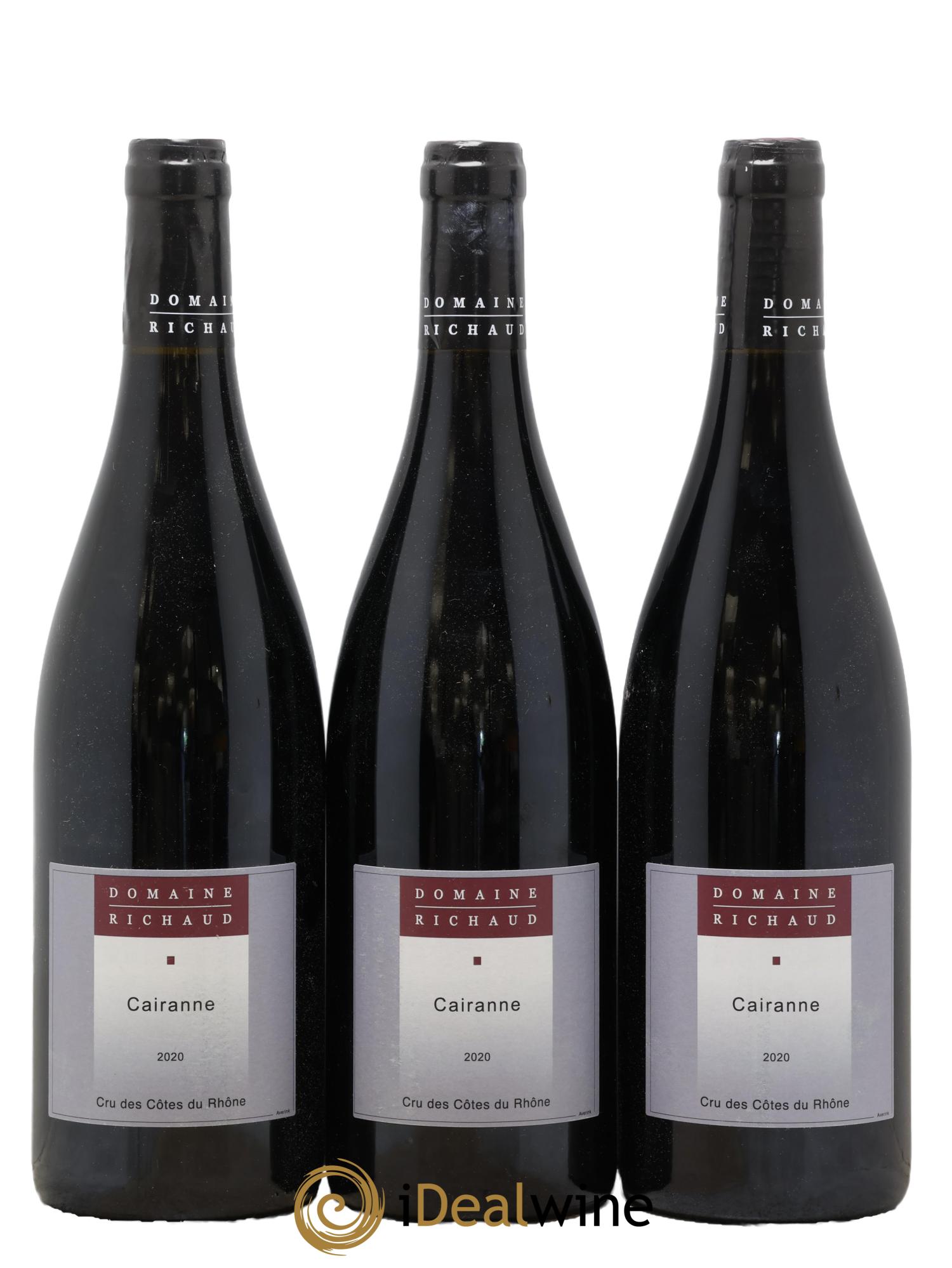 Cairanne Marcel Richaud 2020 - Lot de 3 bouteilles - 0