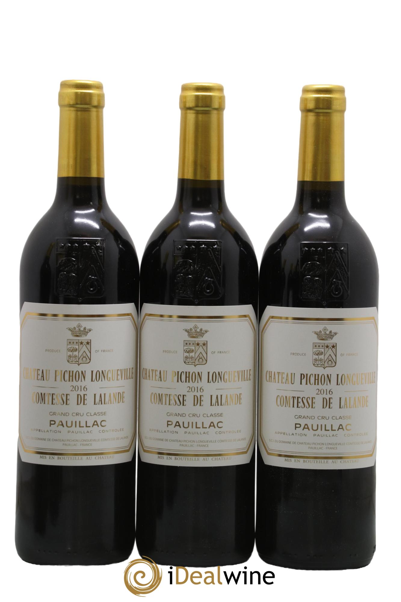 Château Pichon Longueville Comtesse de Lalande 2ème Grand Cru Classé 2016 - Lot of 6 bottles - 1