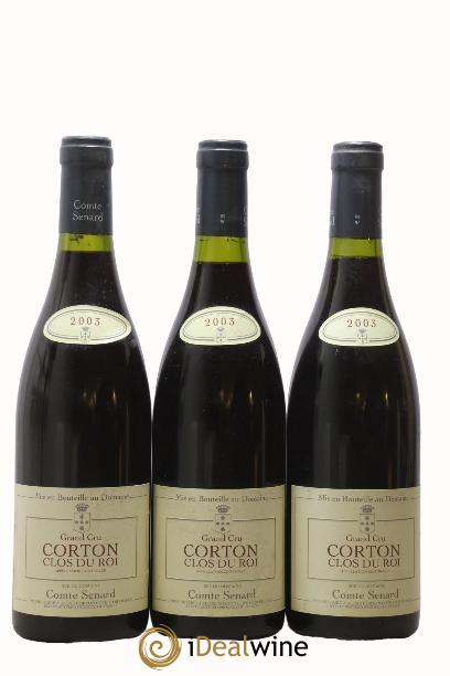 Corton Grand Cru Clos du Roi Comte Senard 2003 - Posten von 3 Flaschen - 0