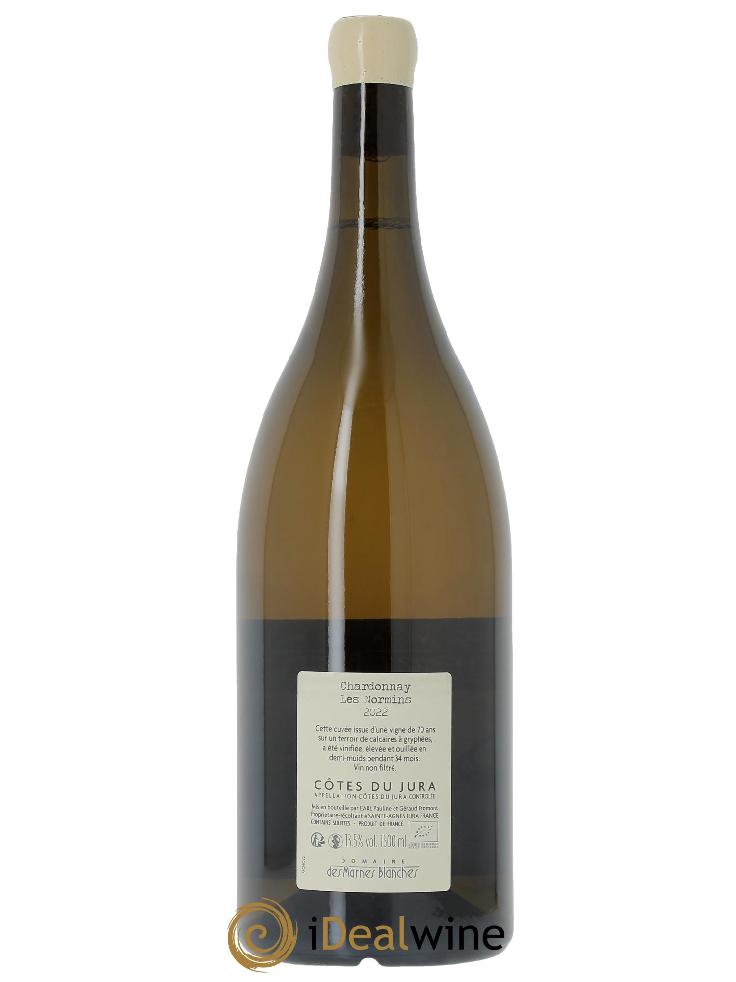 Côtes du Jura Les Normins Chardonnay Marnes Blanches (Domaine des)  2022 - Lotto di 1 magnum - 1