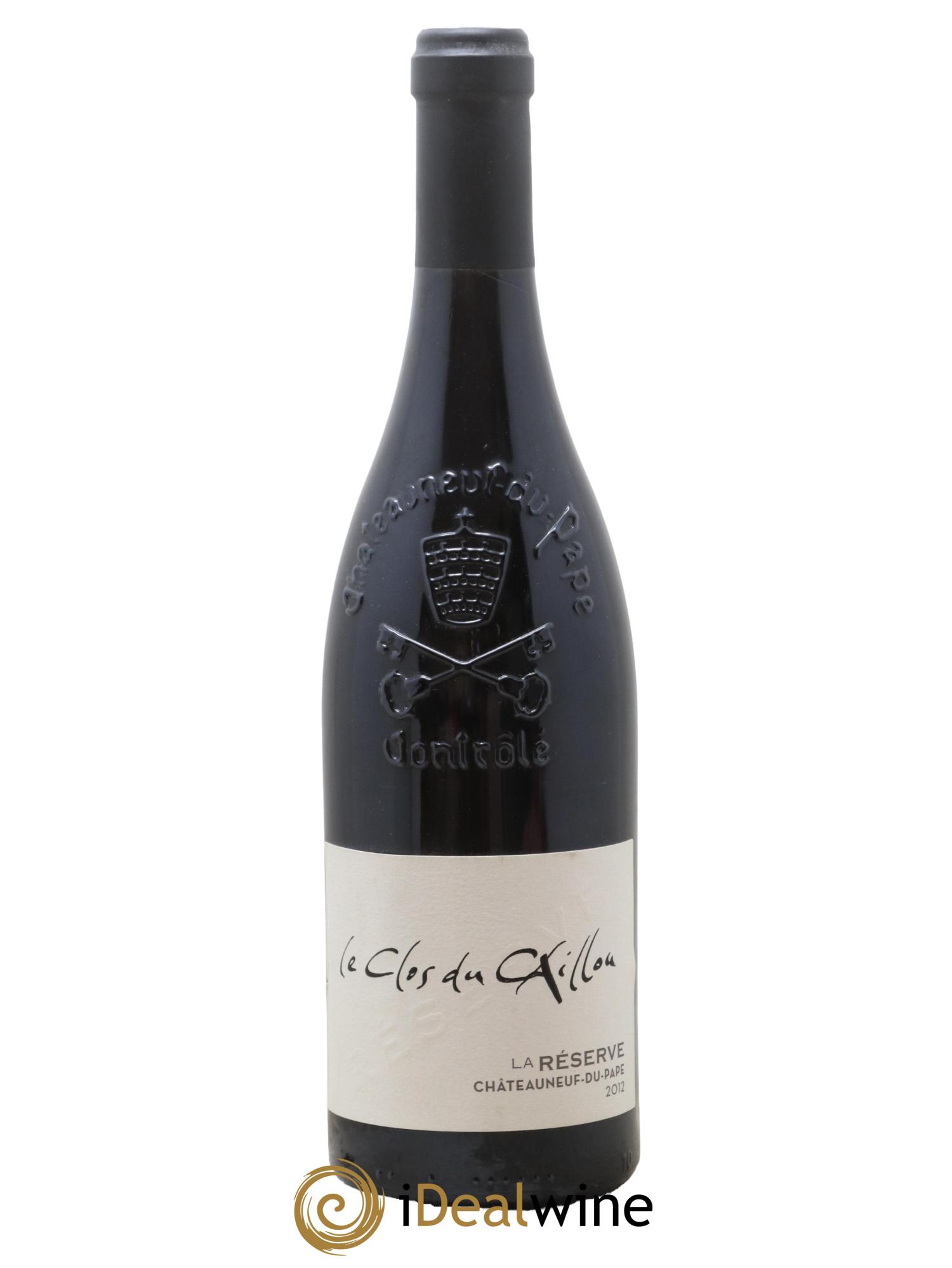 Châteauneuf-du-Pape Domaine Le Clos du Caillou Réserve Sylvie Vacheron 2012 - Lot de 1 bouteille - 0