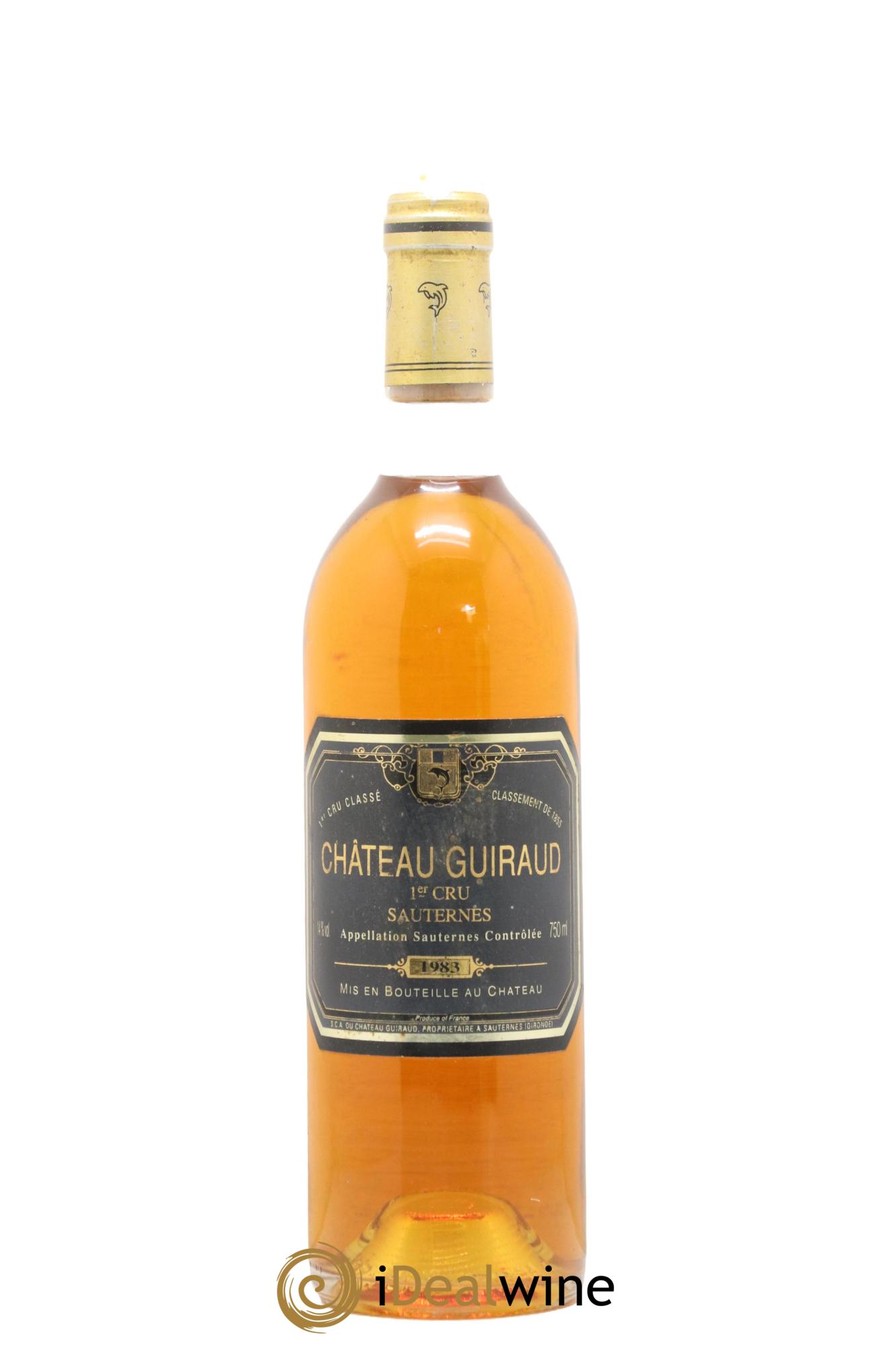 Château Guiraud 1er Grand Cru Classé 1983 - Lot of 1 bottle - 0