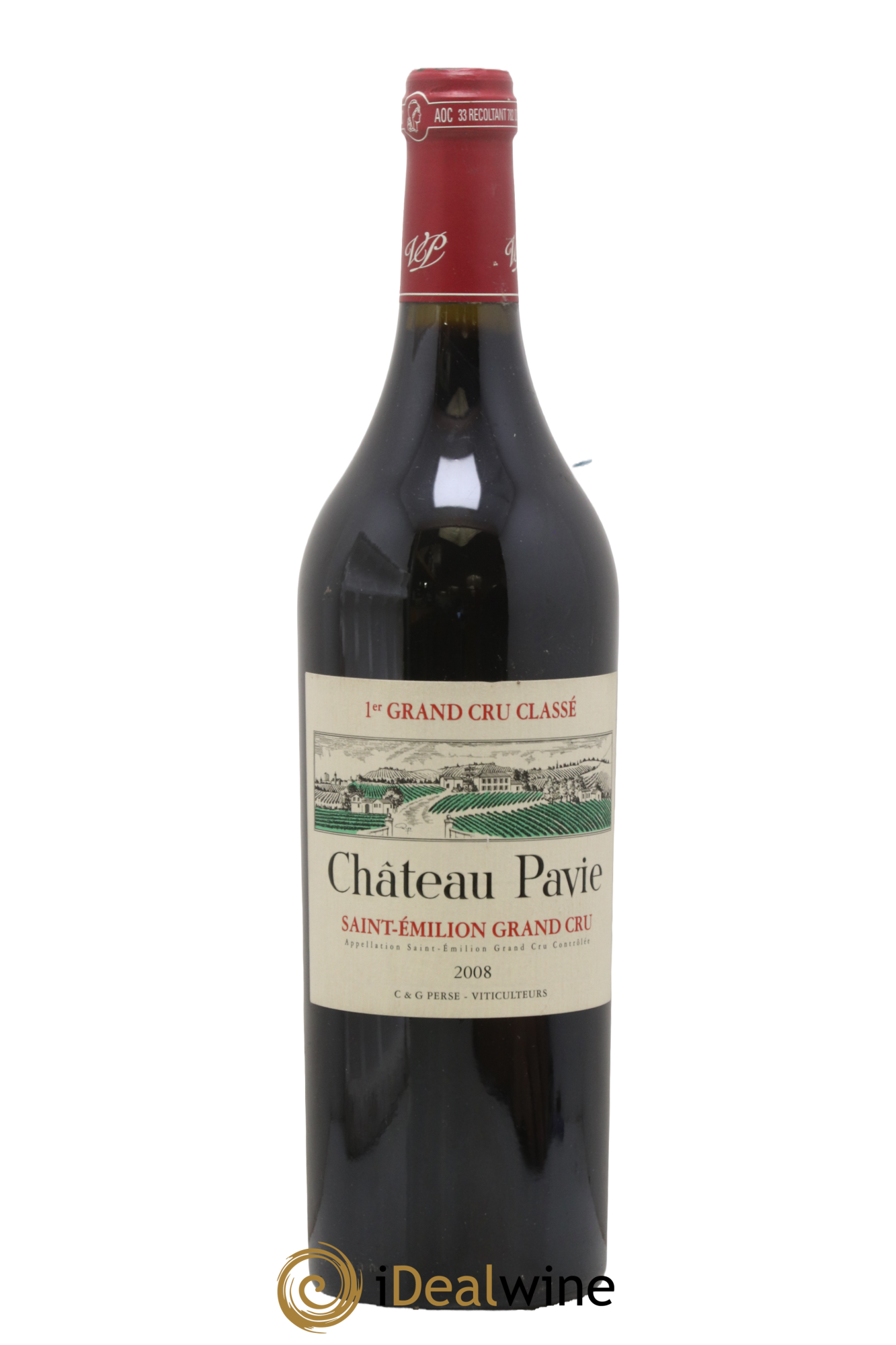 Château Pavie 1er Grand Cru Classé A 2008 - Lot of 1 bottle - 0