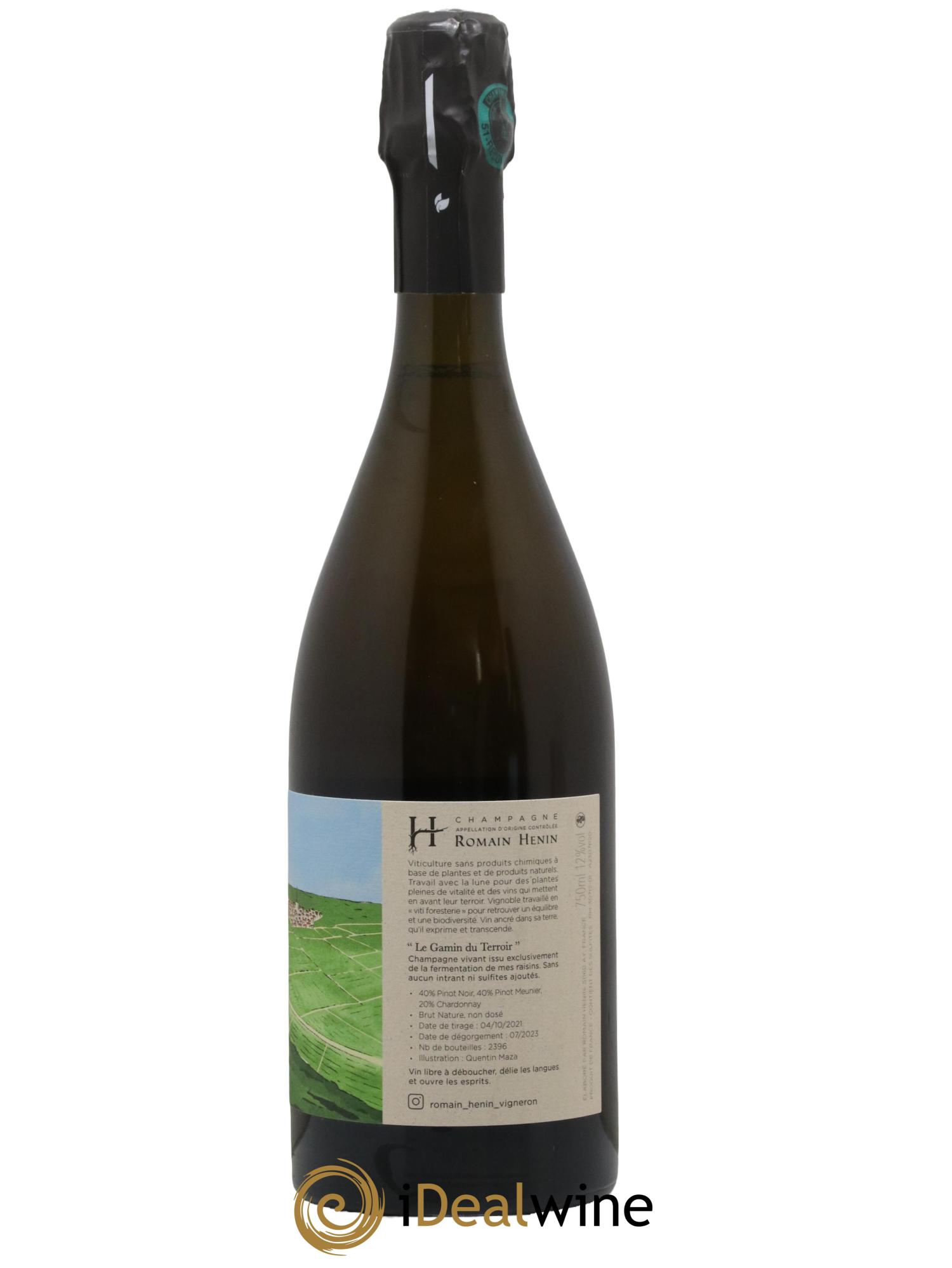 Gamin du Terroir Romain Henin - Lot de 1 bouteille - 1