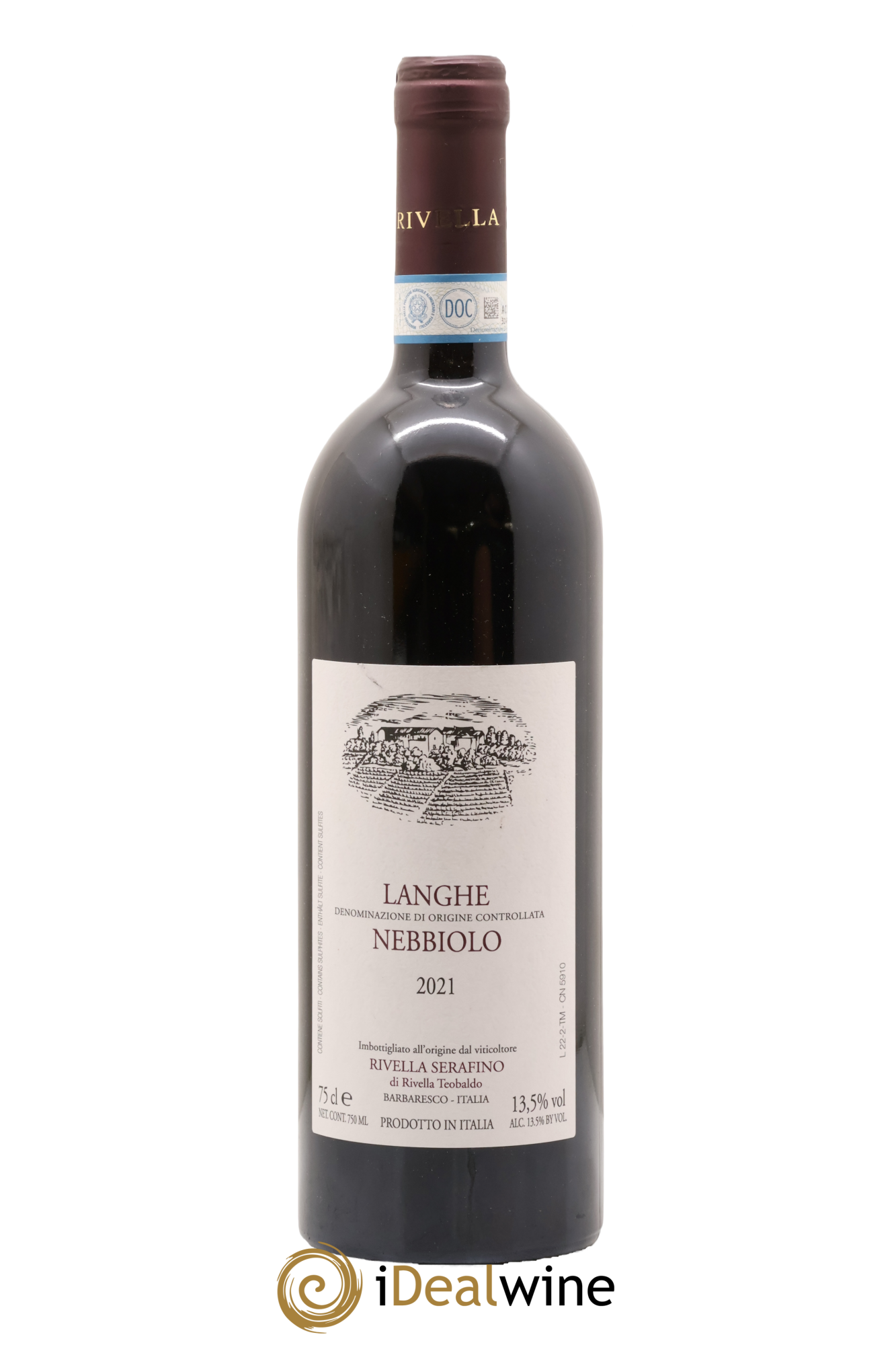 Langhe DOC Nebbiolo Rivella Serafino 2021 - Lotto di 1 bottiglia - 0
