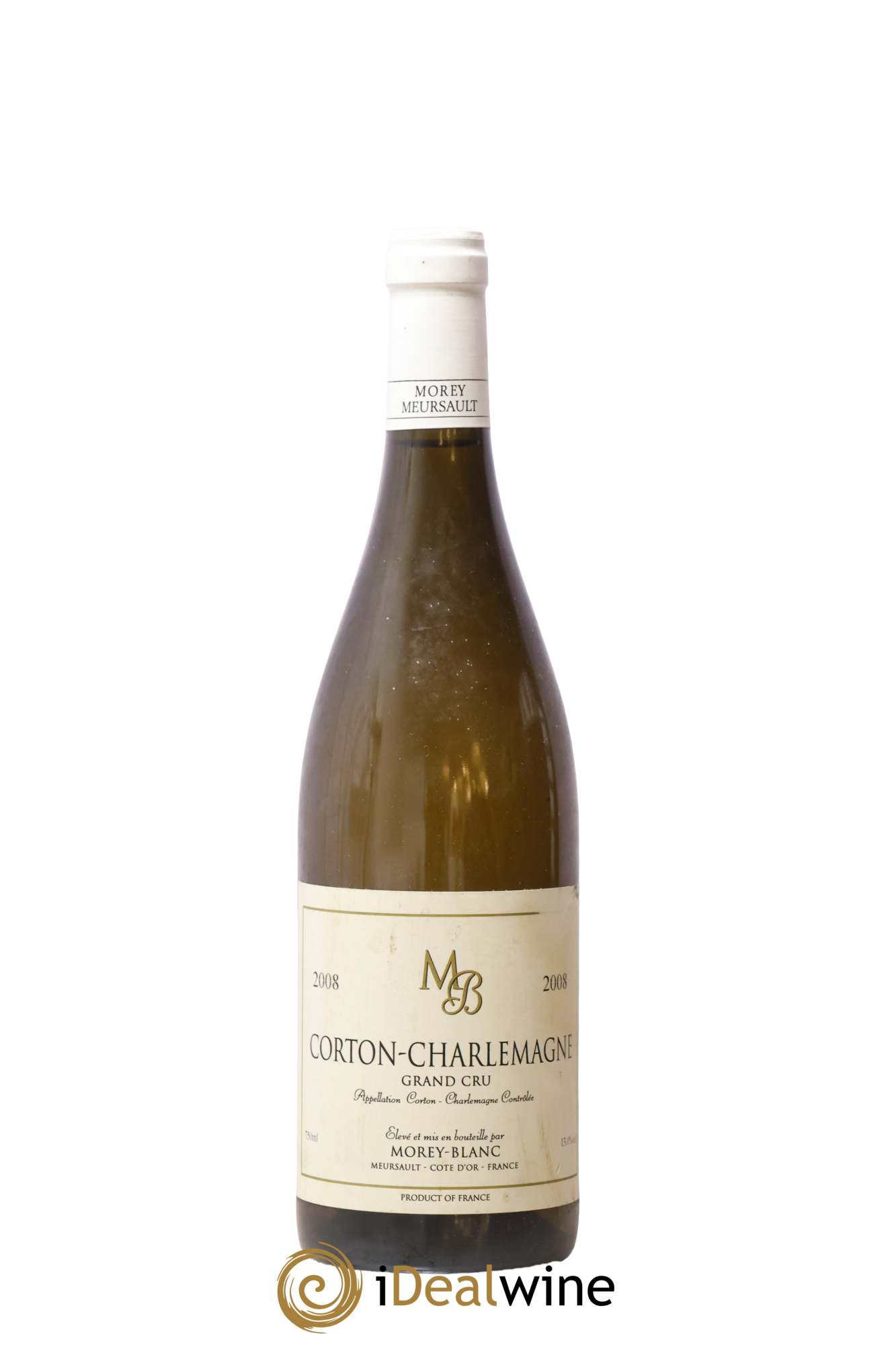 Corton-Charlemagne Grand Cru Morey-Blanc 2008 - Lot de 1 bouteille - 0